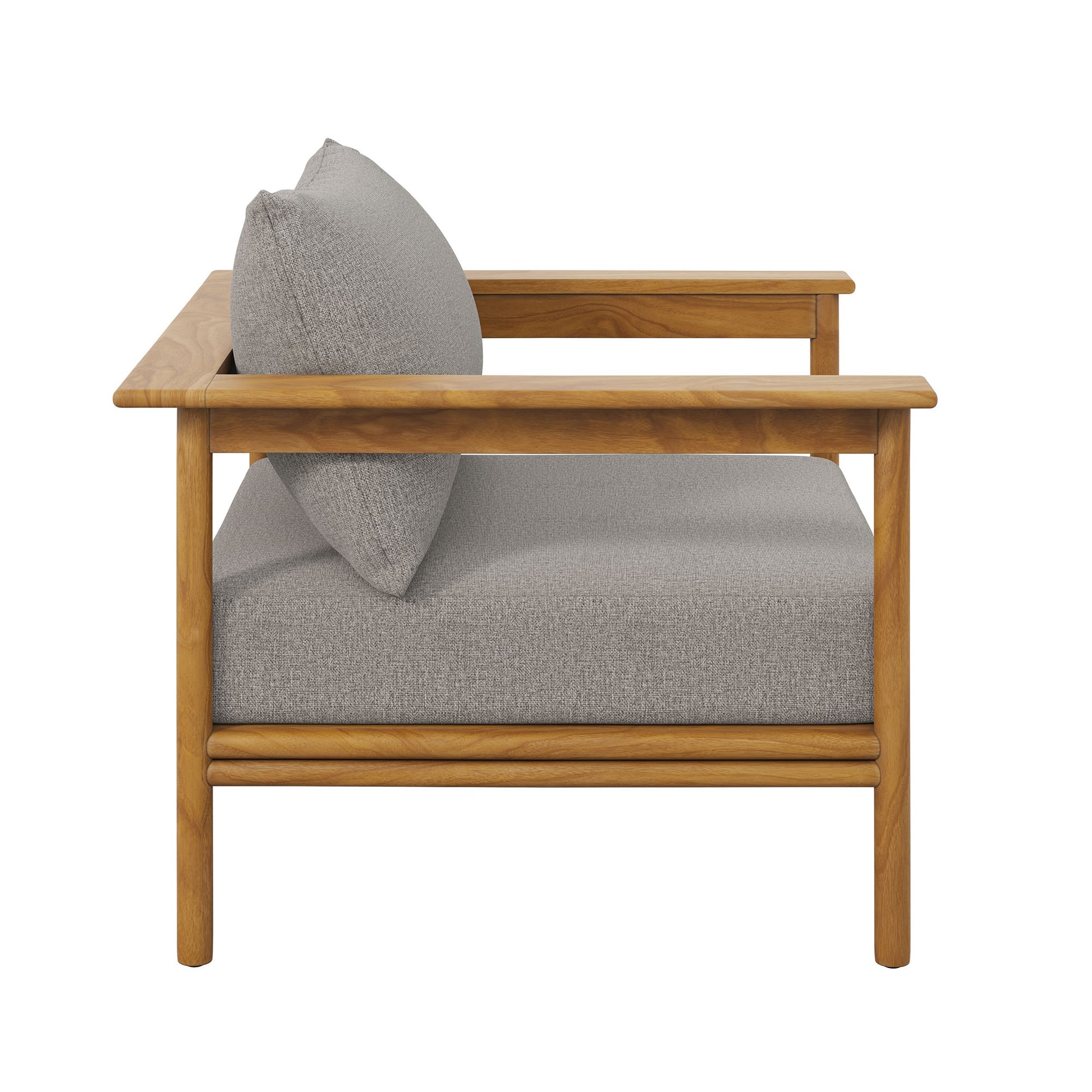 Wren Outdoor Patio Teak Wood Armchair by Modway - Best Buy Furniture