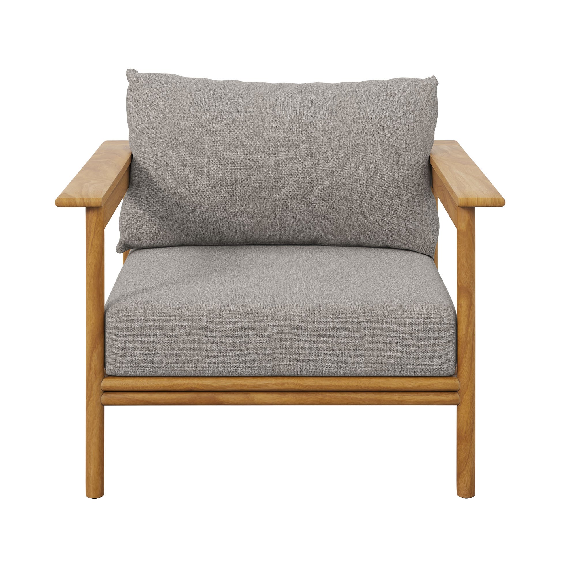 Wren Outdoor Patio Teak Wood Armchair by Modway - Best Buy Furniture