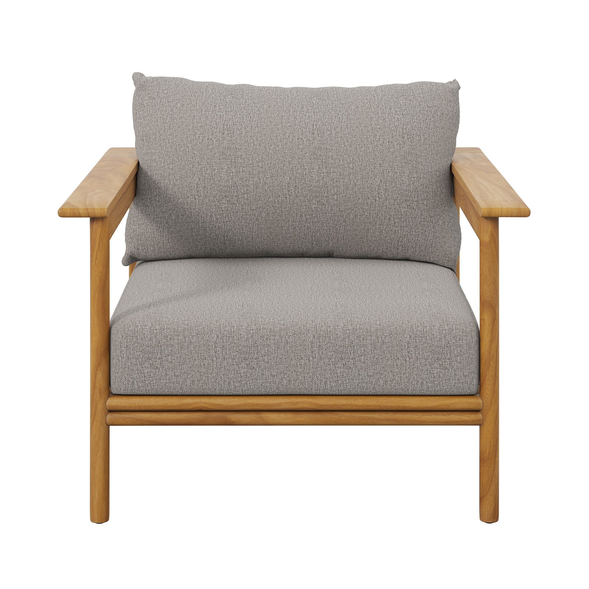 Wren Outdoor Patio Teak Wood Armchair by Modway - Best Buy Furniture