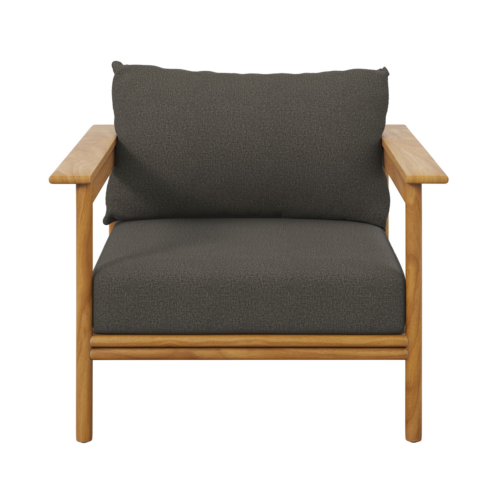 Wren Outdoor Patio Teak Wood Armchair by Modway - Best Buy Furniture