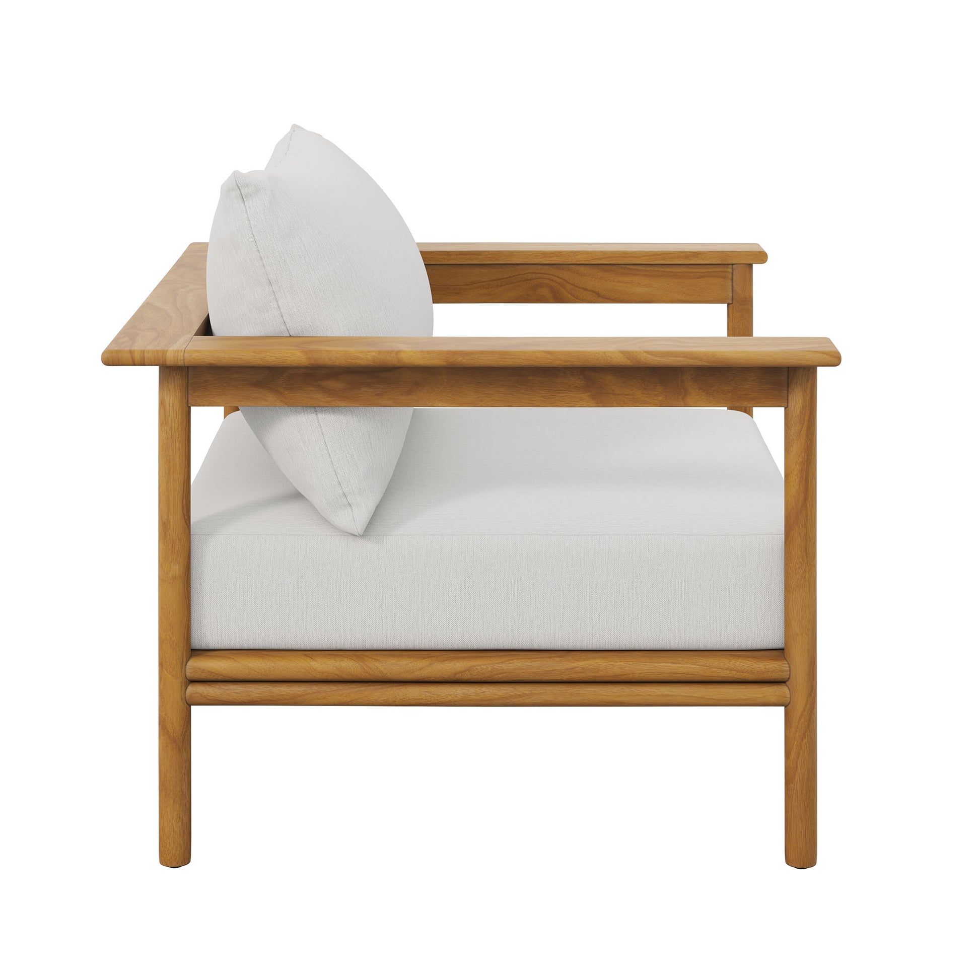 Wren Outdoor Patio Teak Wood Armchair by Modway - Best Buy Furniture