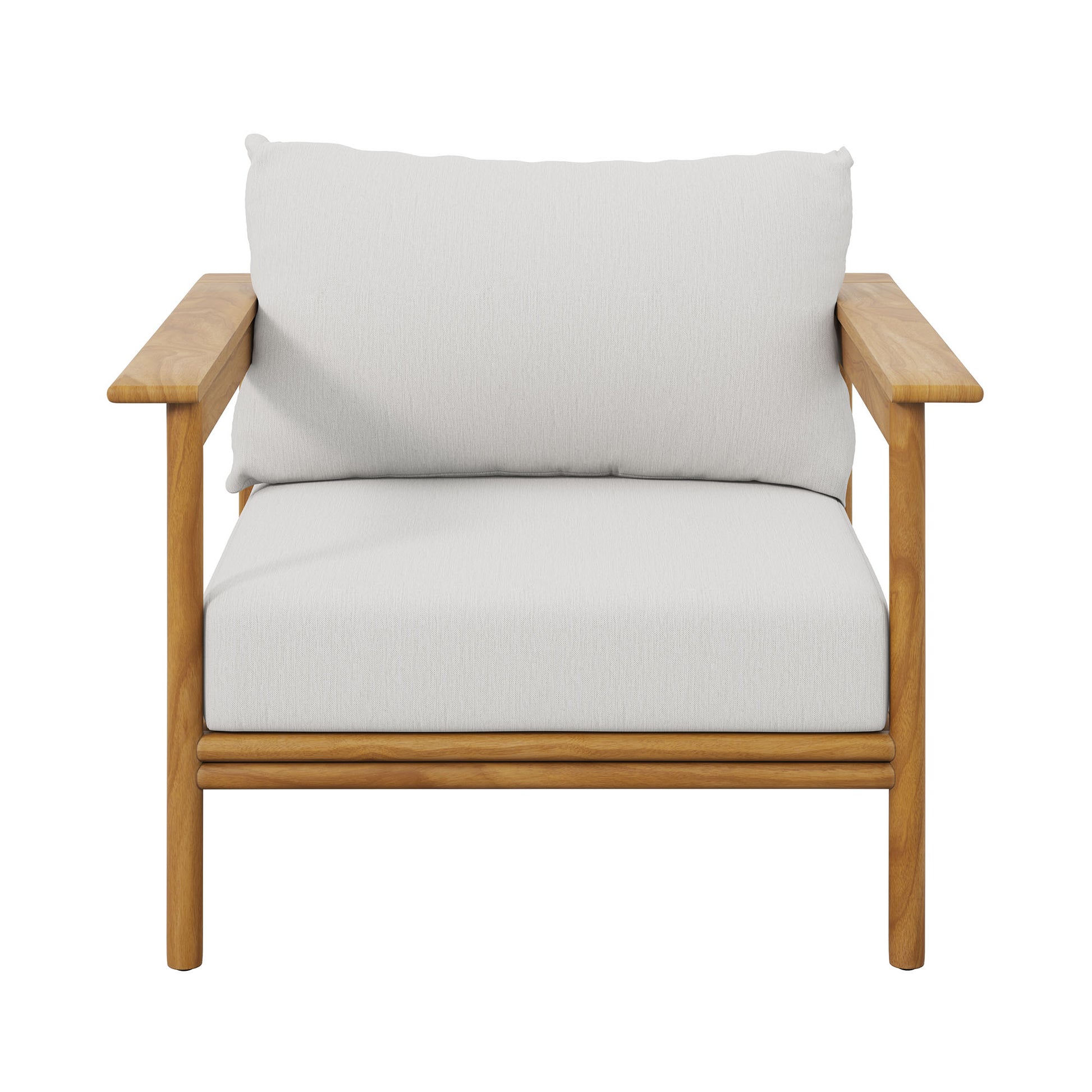 Wren Outdoor Patio Teak Wood Armchair by Modway - Best Buy Furniture