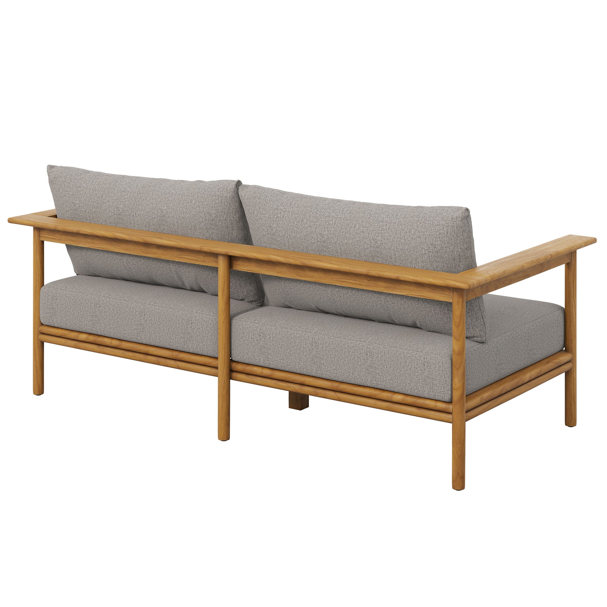 Wren Outdoor Patio Teak Wood Sofa by Modway - Best Buy Furniture