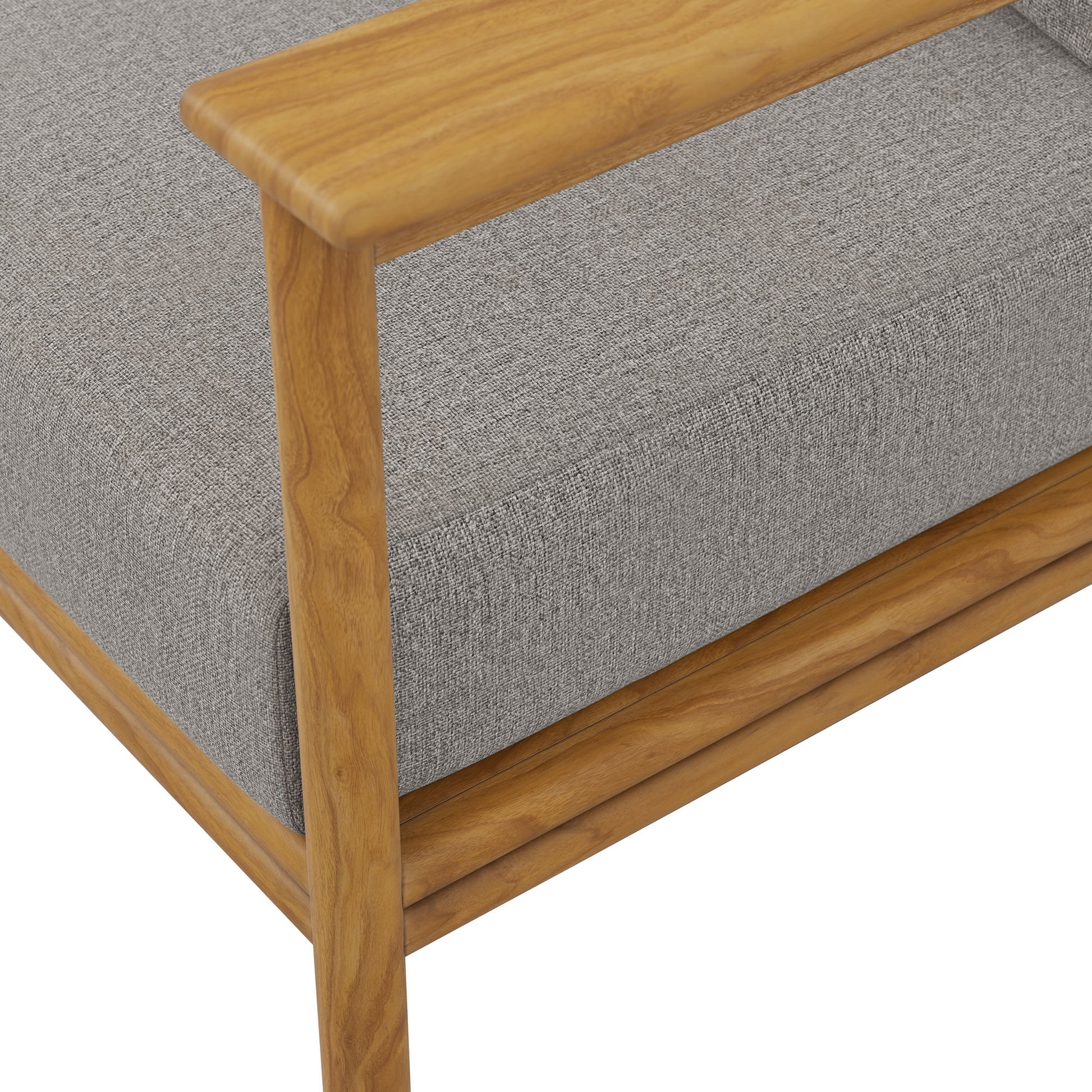 Wren Outdoor Patio Teak Wood Sofa by Modway - Best Buy Furniture