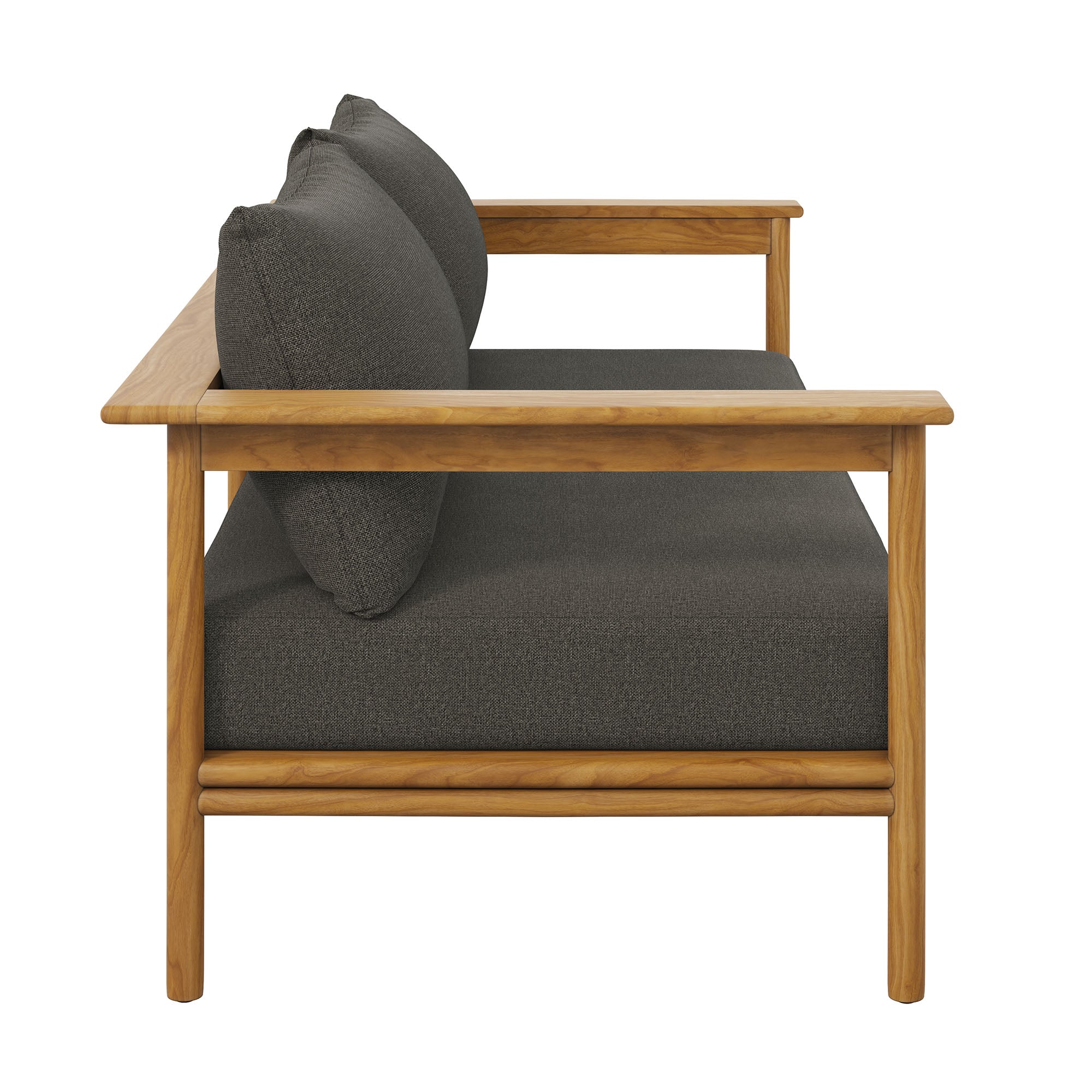 Wren Outdoor Patio Teak Wood Sofa by Modway - Best Buy Furniture