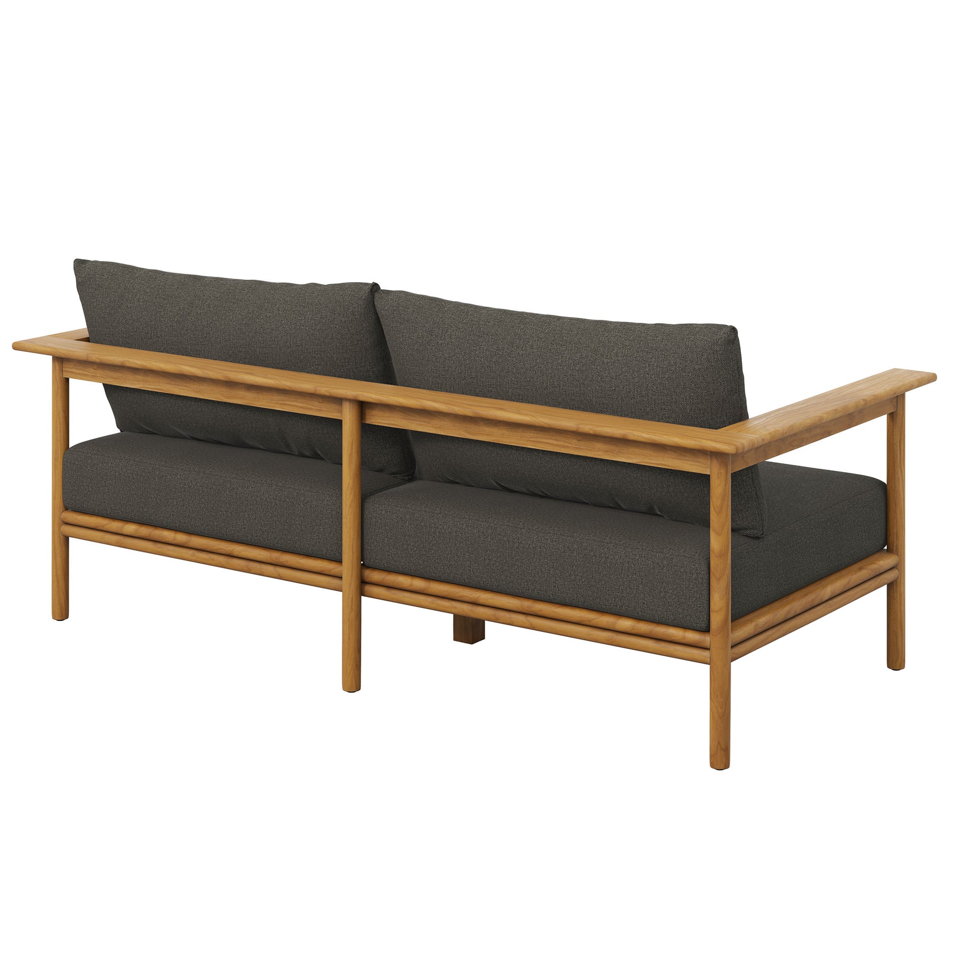 Wren Outdoor Patio Teak Wood Sofa by Modway - Best Buy Furniture