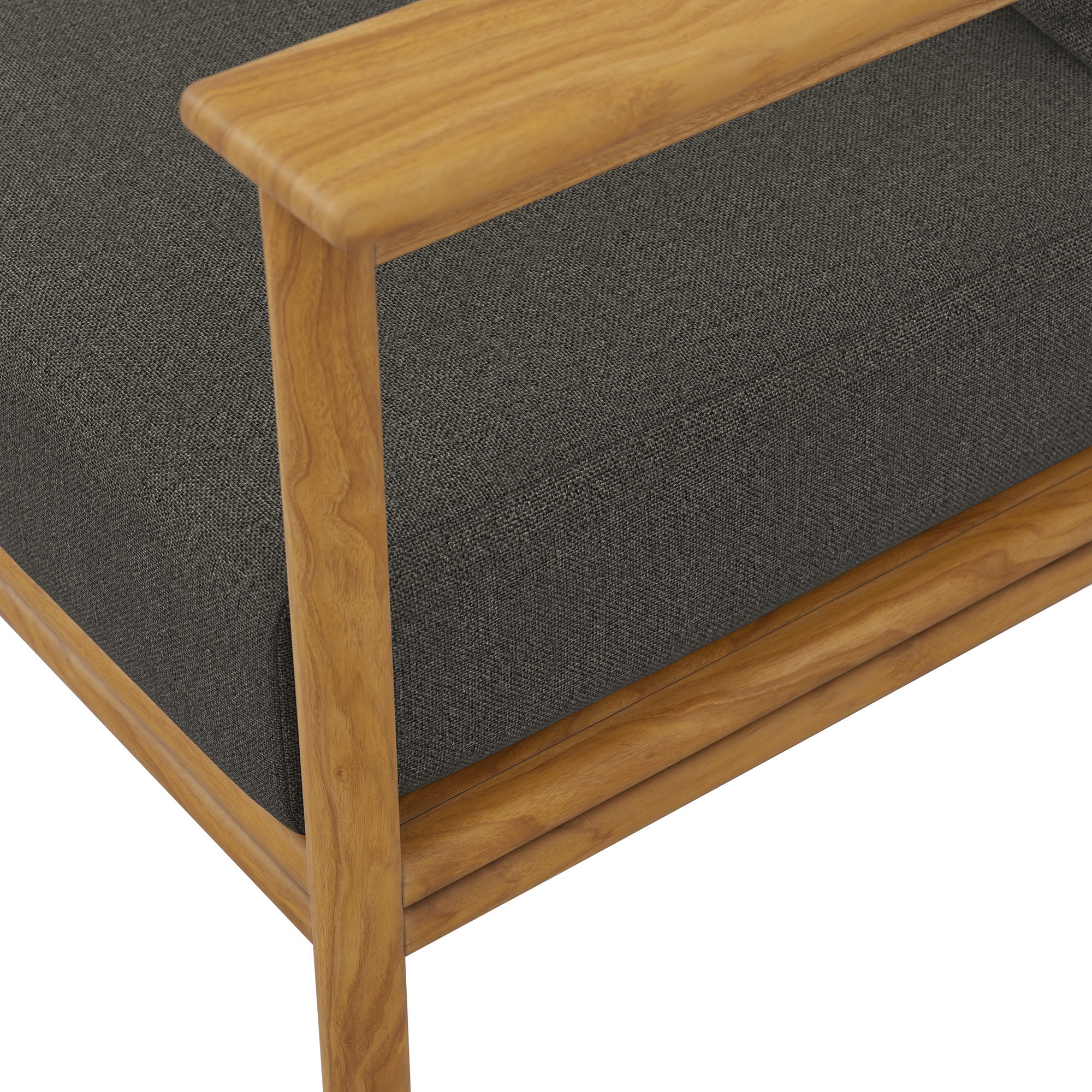 Wren Outdoor Patio Teak Wood Sofa by Modway - Best Buy Furniture