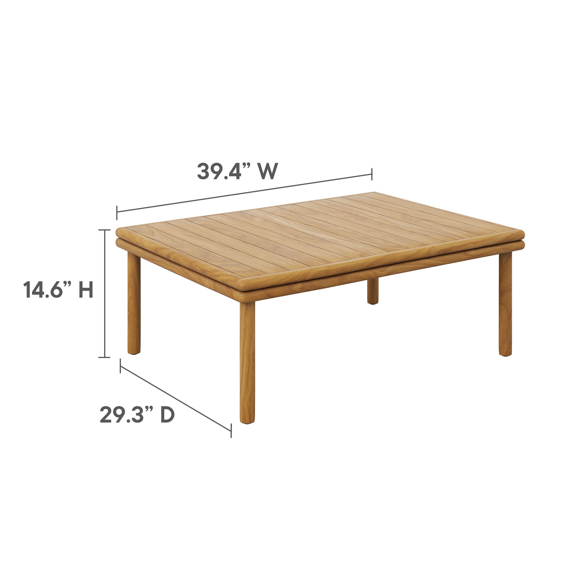 Wren 4-Piece Outdoor Patio Teak Wood Furniture Set by Modway - Best Buy Furniture