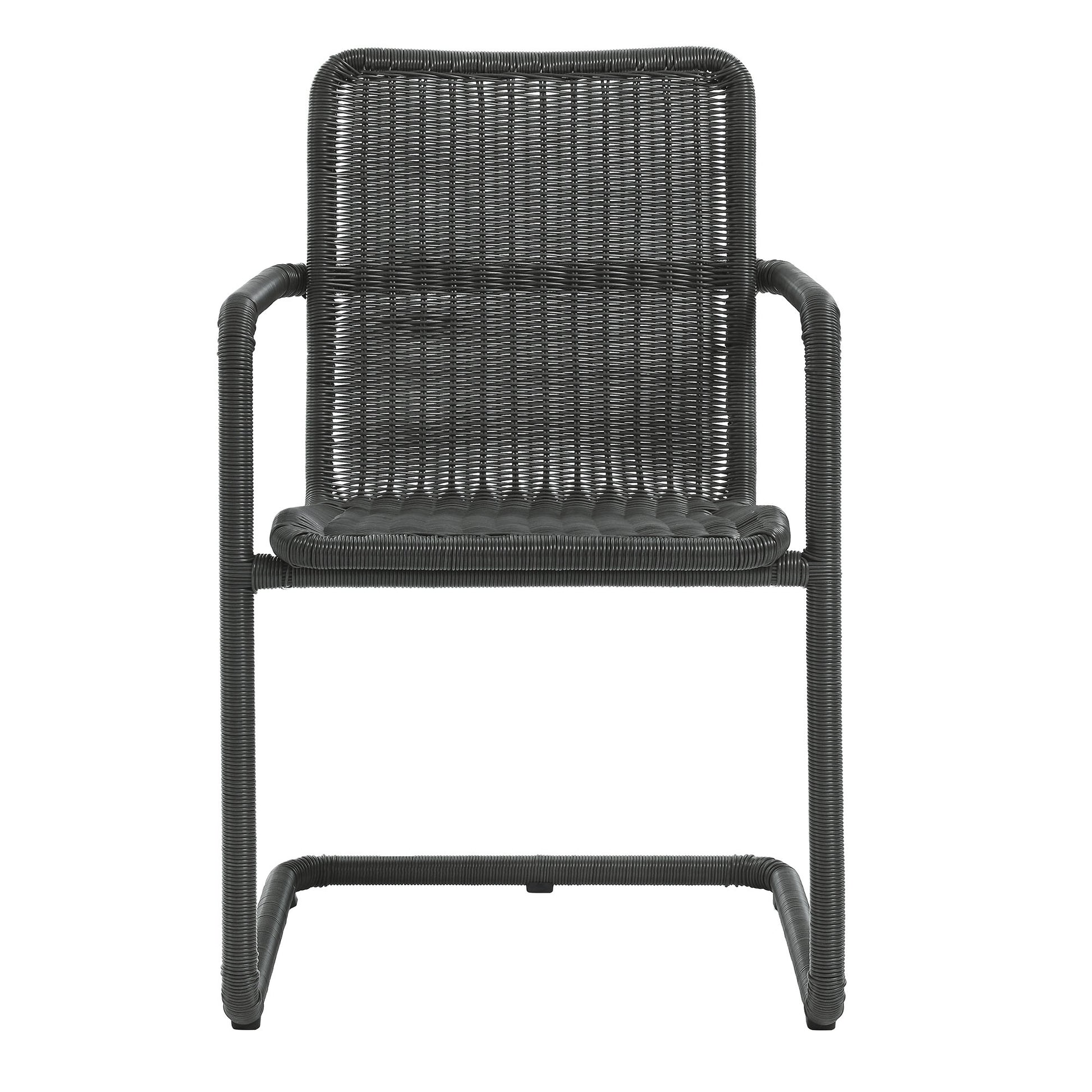 Abacus Outdoor Patio Wicker Dining Chairs Set of 2 by Modway - Best Buy Furniture
