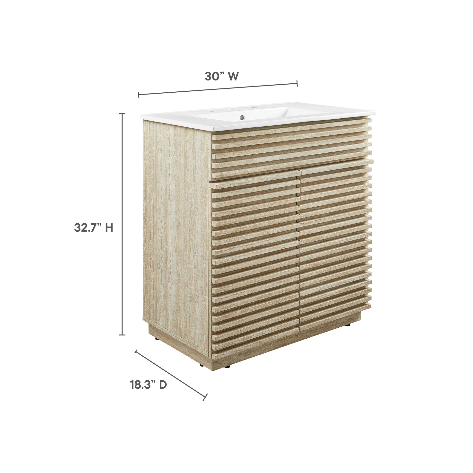 Render 30" Bathroom Vanity With Sink by Modway - Best Buy Furniture