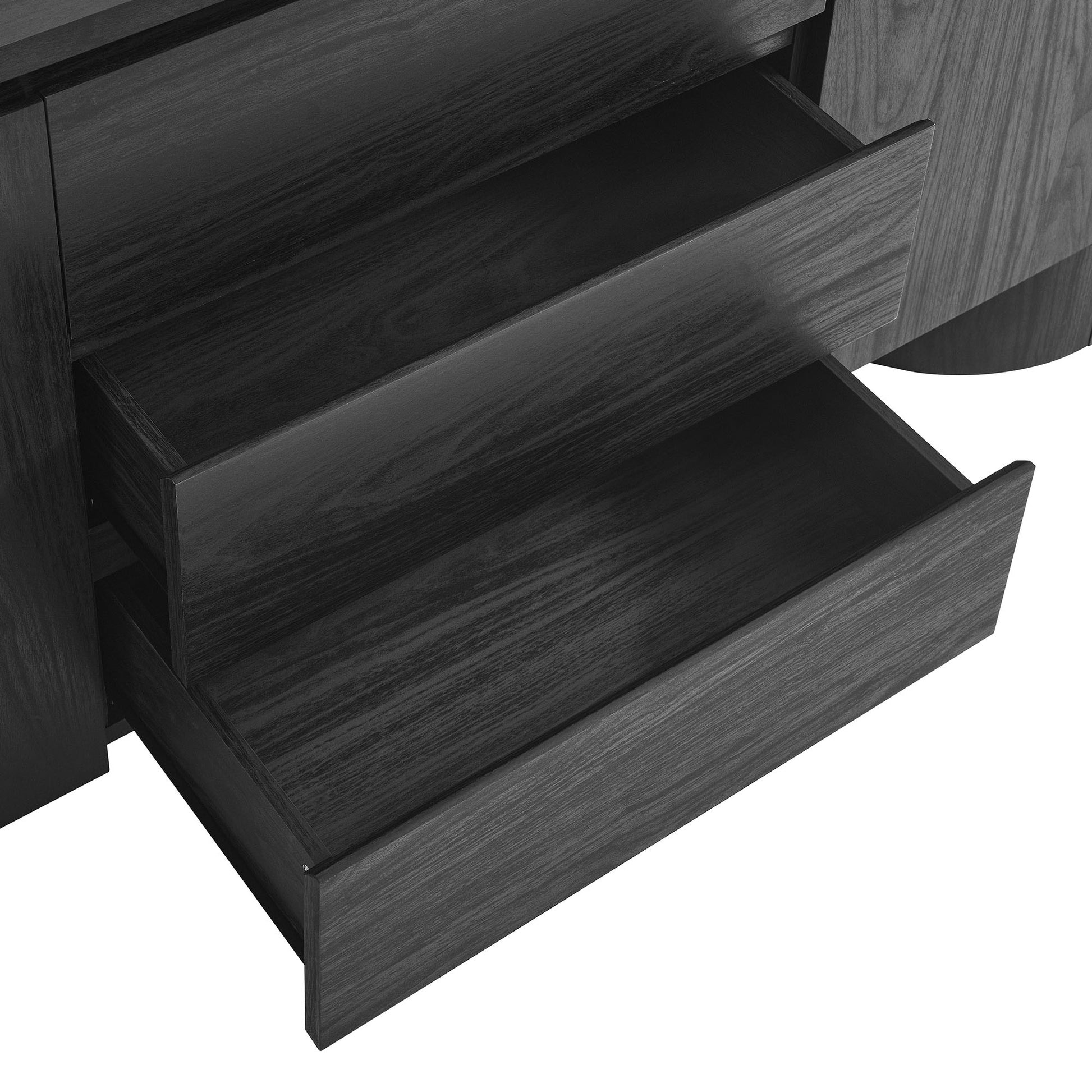 Duval 71" Rounded Sideboard Storage Cabinet by Modway - Best Buy Furniture