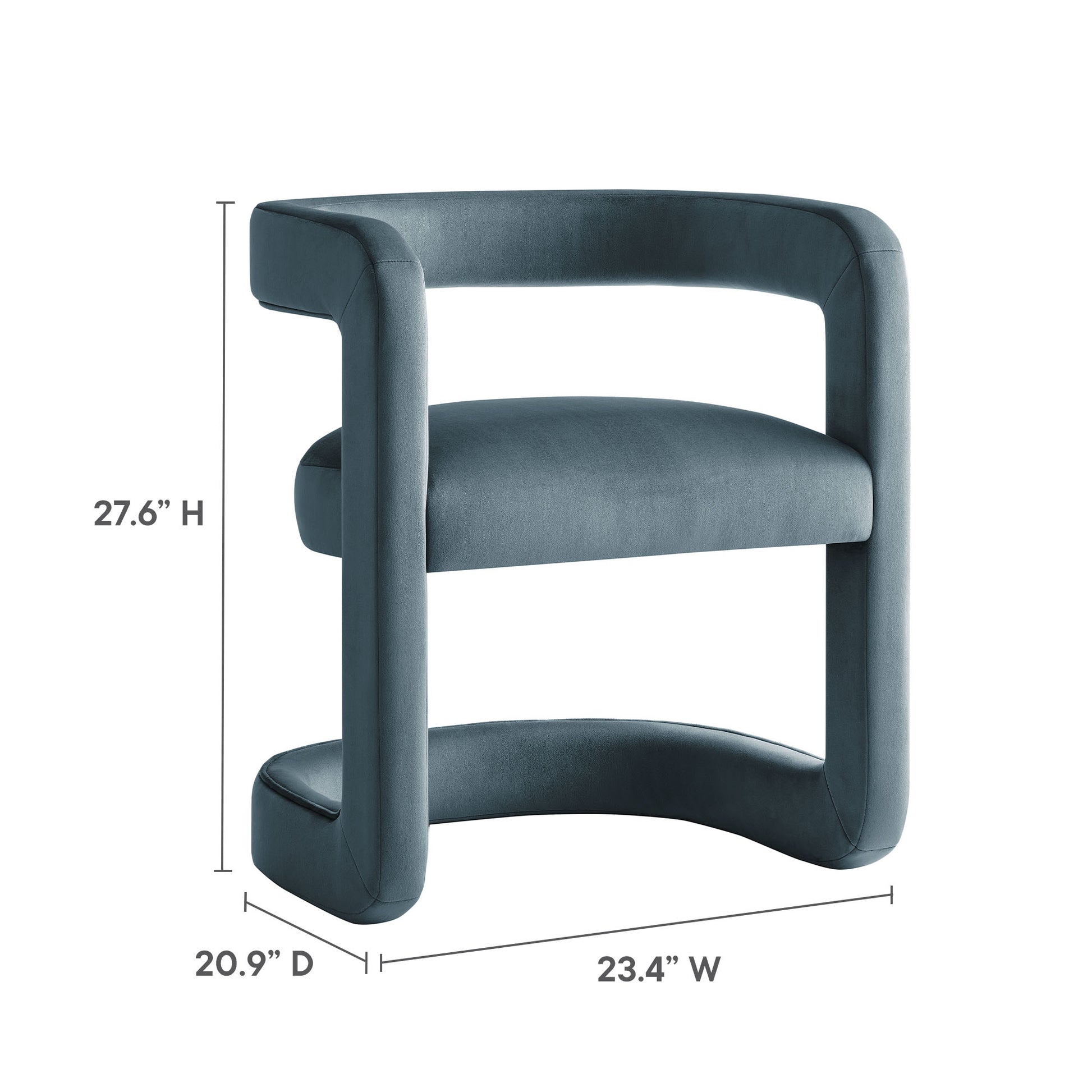 Winslow Barrel Performance Velvet Dining Chair by Modway - Best Buy Furniture