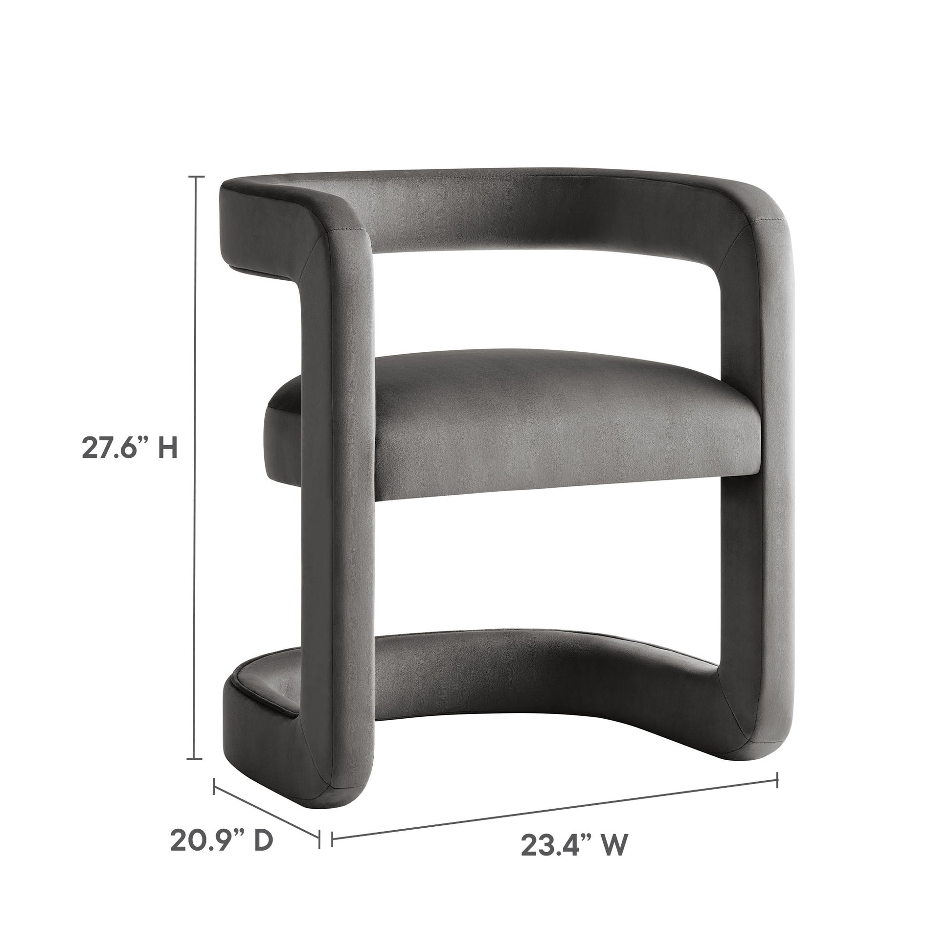 Winslow Barrel Performance Velvet Dining Chair by Modway - Best Buy Furniture