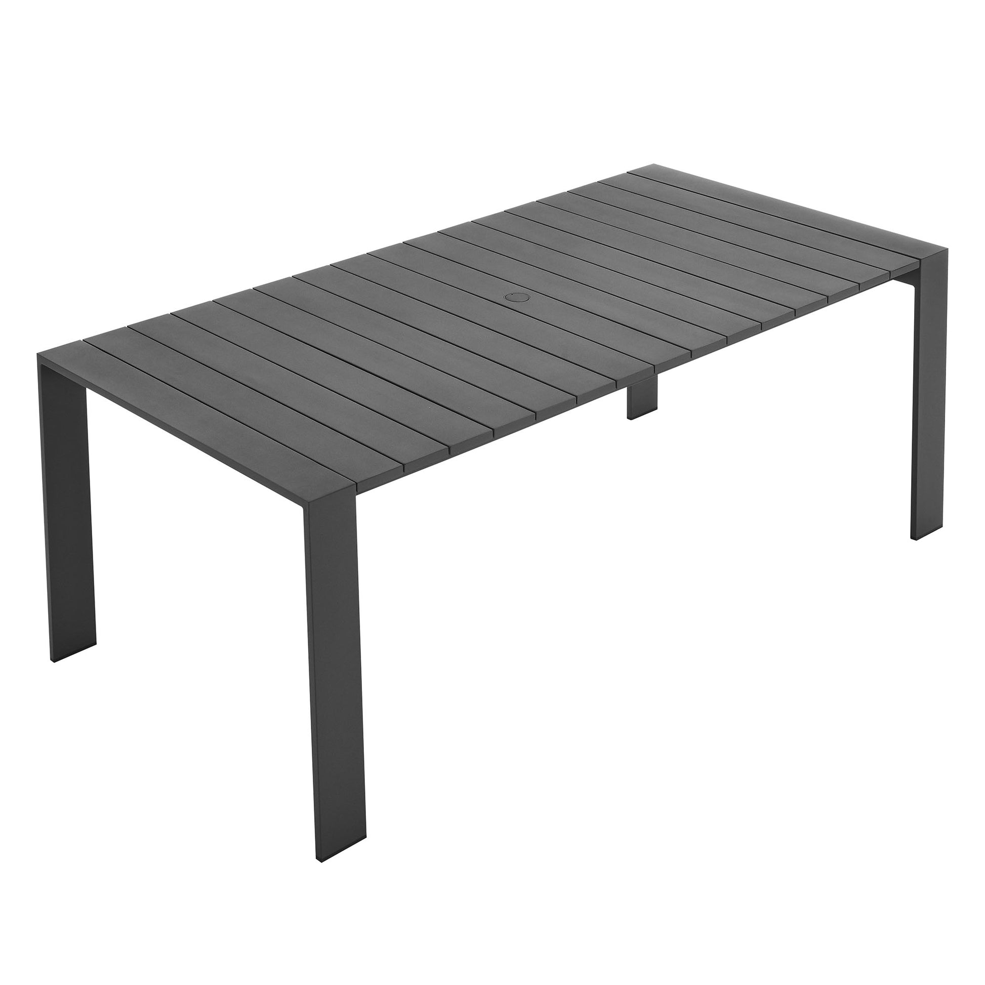 Tahoe Rectangular Outdoor Patio Aluminum Dining Table by Modway - Best Buy Furniture