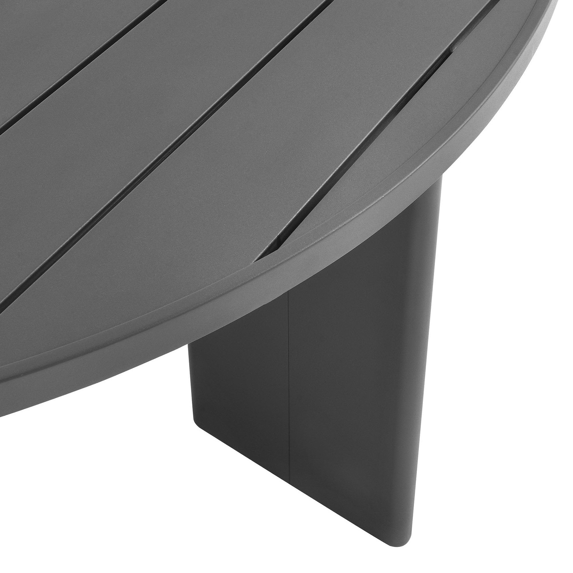 Tahoe Round Outdoor Patio Aluminum Dining Table by Modway - Best Buy Furniture