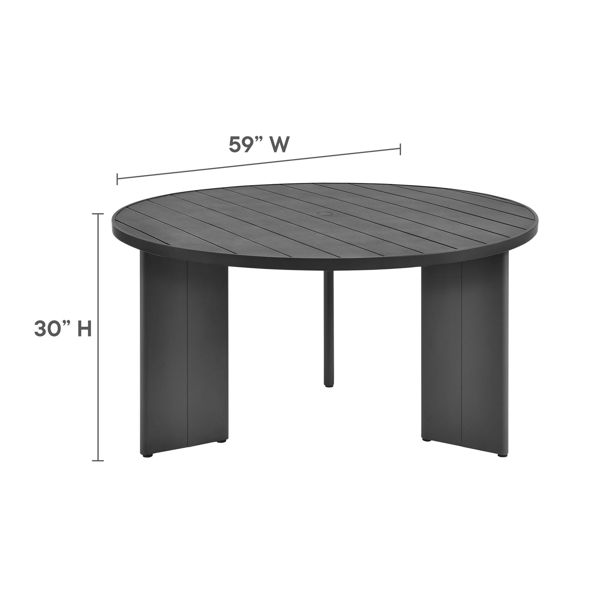 Tahoe 5-Piece Outdoor Patio Aluminum Dining Set by Modway - Best Buy Furniture
