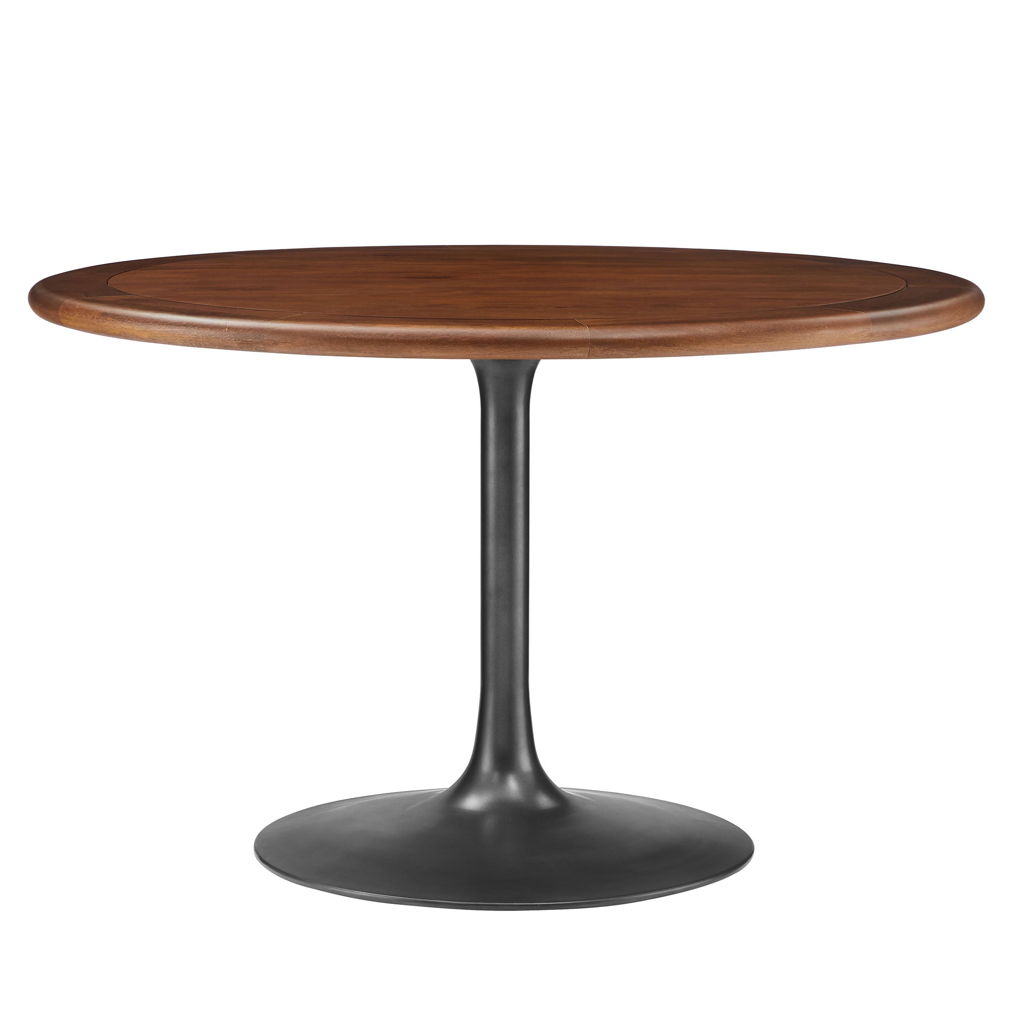 Lippa 48" Round Pedestal Solid Wood Dining Table by Modway - Best Buy Furniture