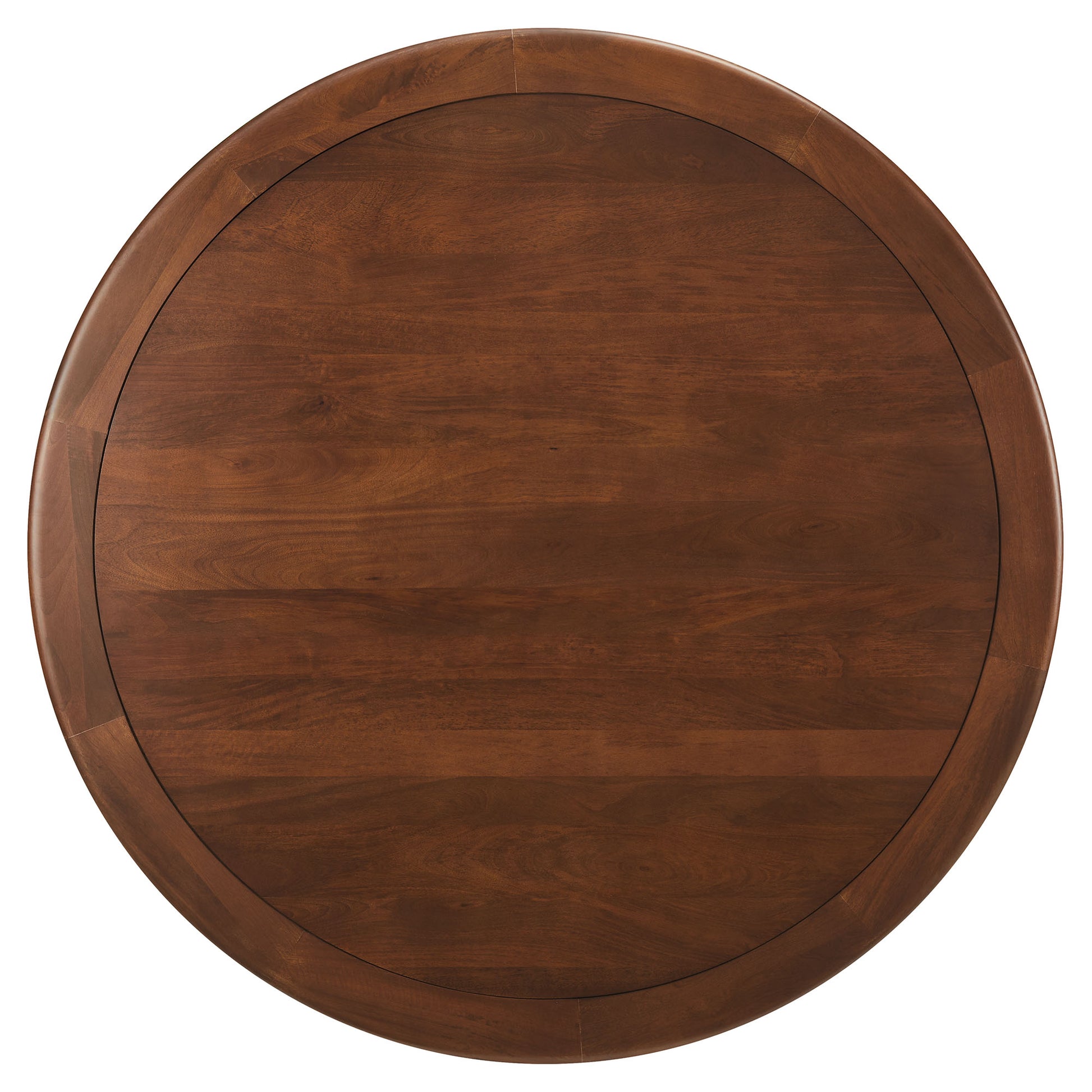 Lippa 60" Round Pedestal Solid Wood Dining Table by Modway - Best Buy Furniture