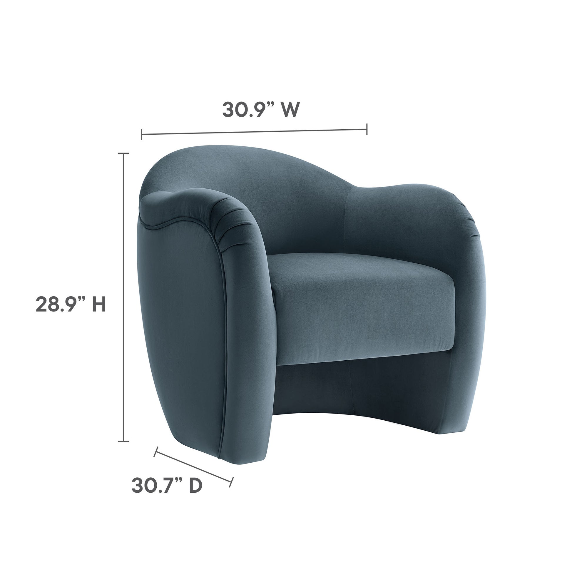 Compose Performance Velvet Accent Chair by Modway - Best Buy Furniture