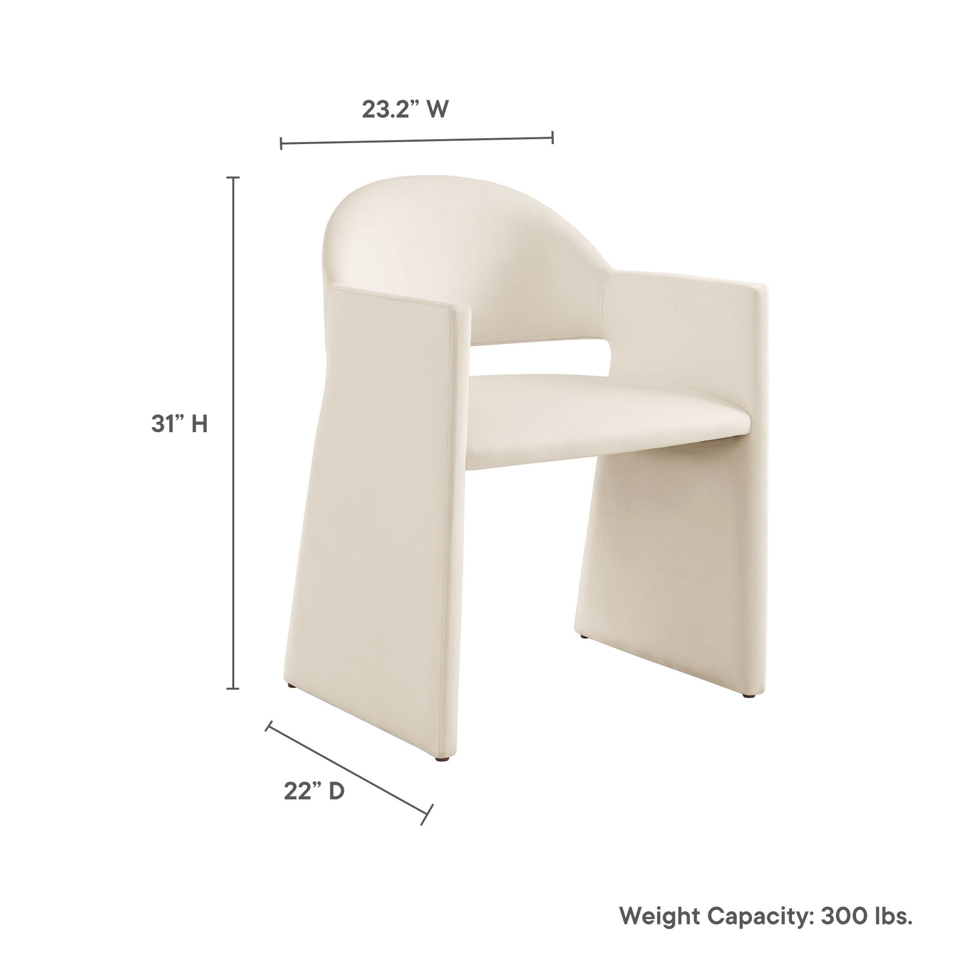 Talia Performance Velvet Dining Armchair by Modway - Best Buy Furniture