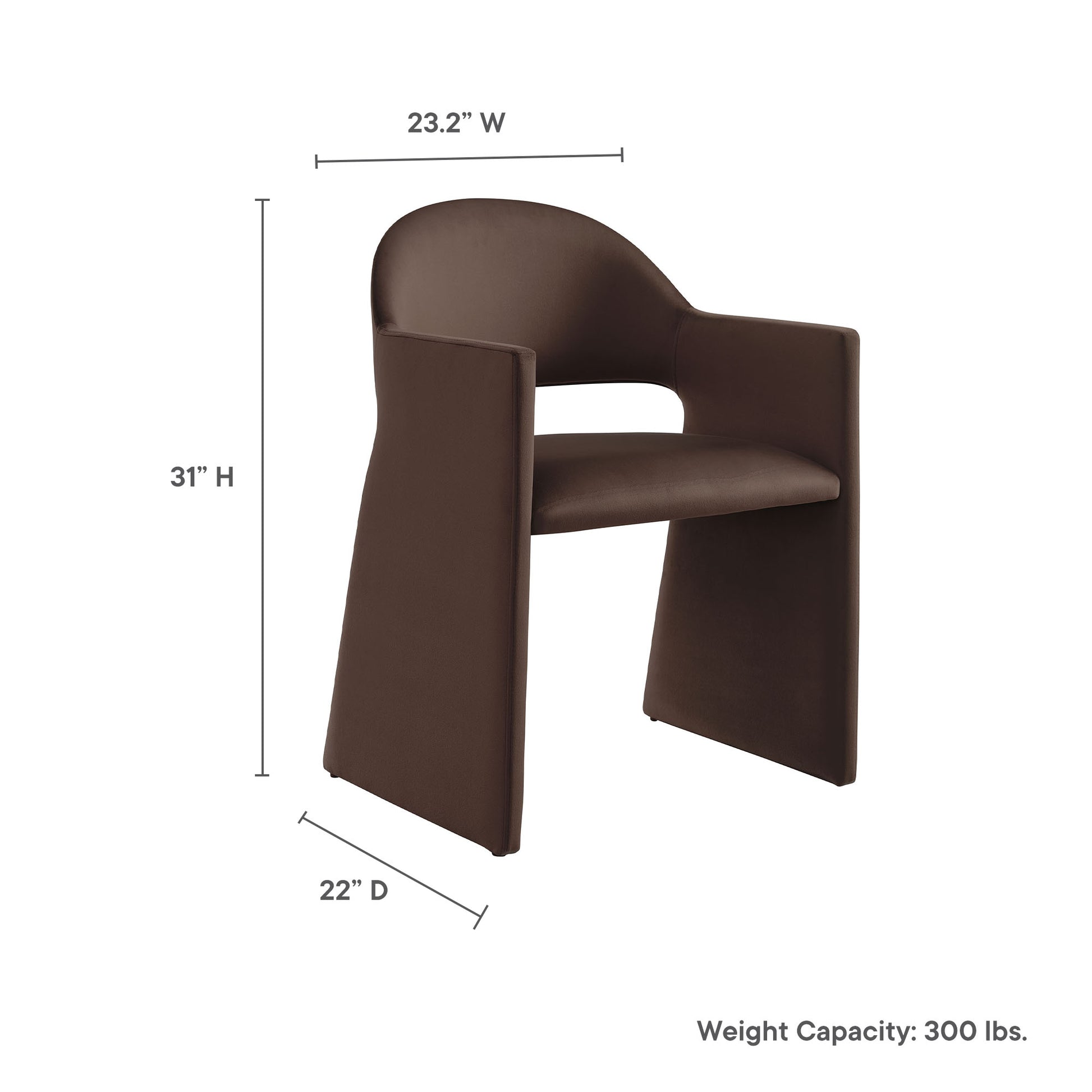 Talia Performance Velvet Dining Armchair by Modway - Best Buy Furniture