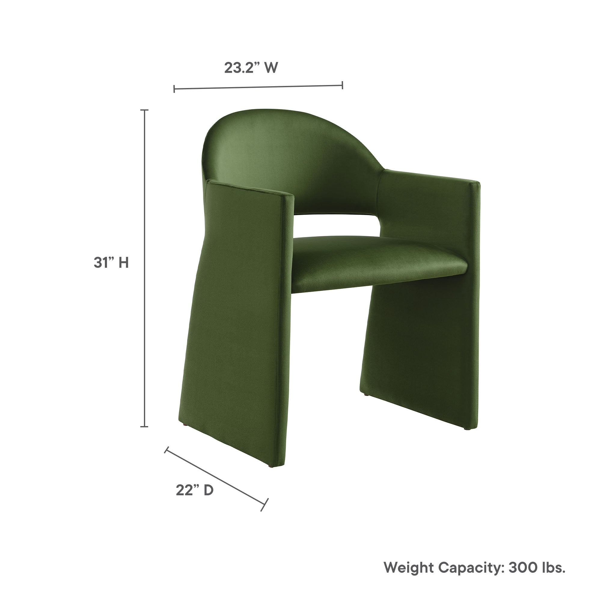Talia Performance Velvet Dining Armchair by Modway - Best Buy Furniture