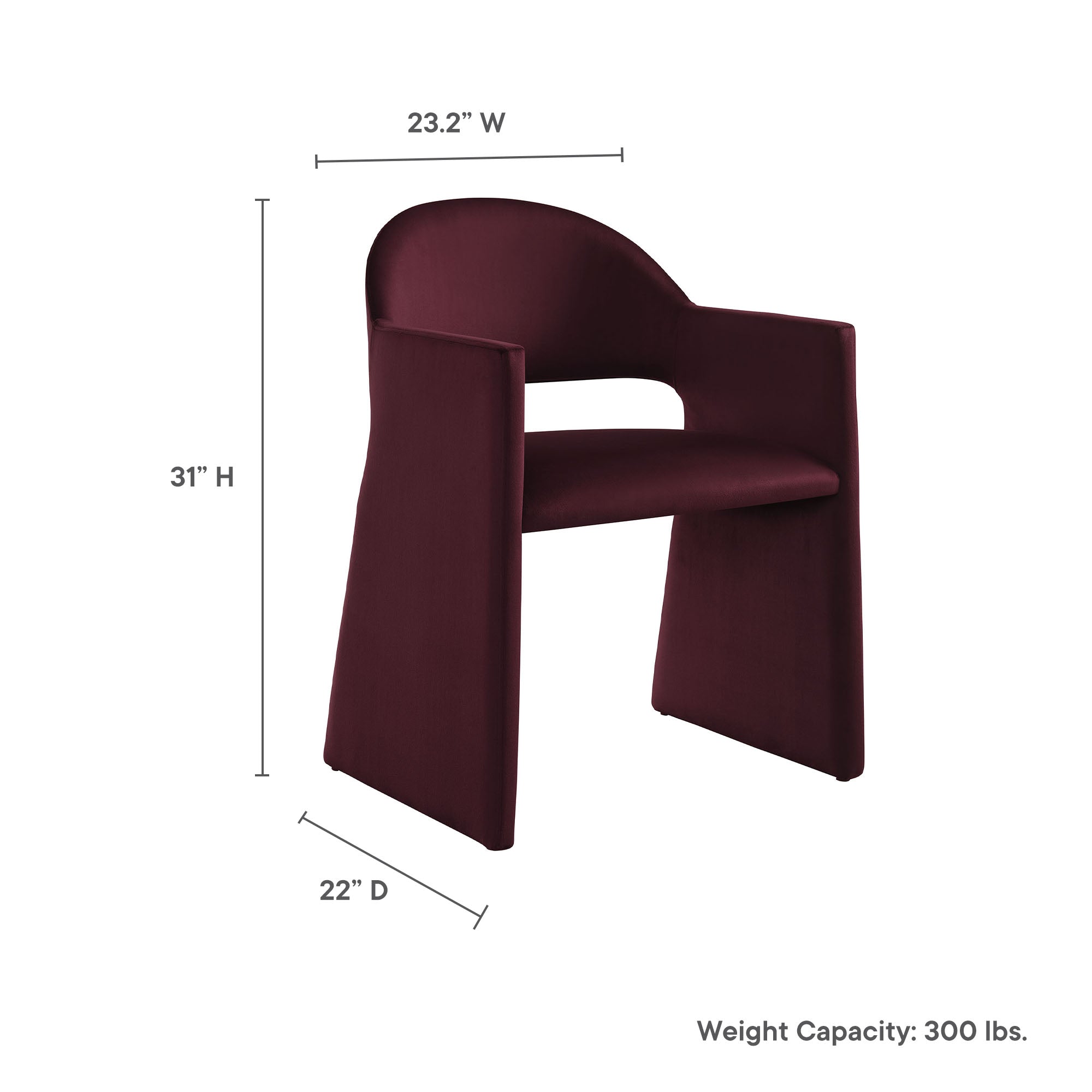 Talia Performance Velvet Dining Armchair by Modway - Best Buy Furniture
