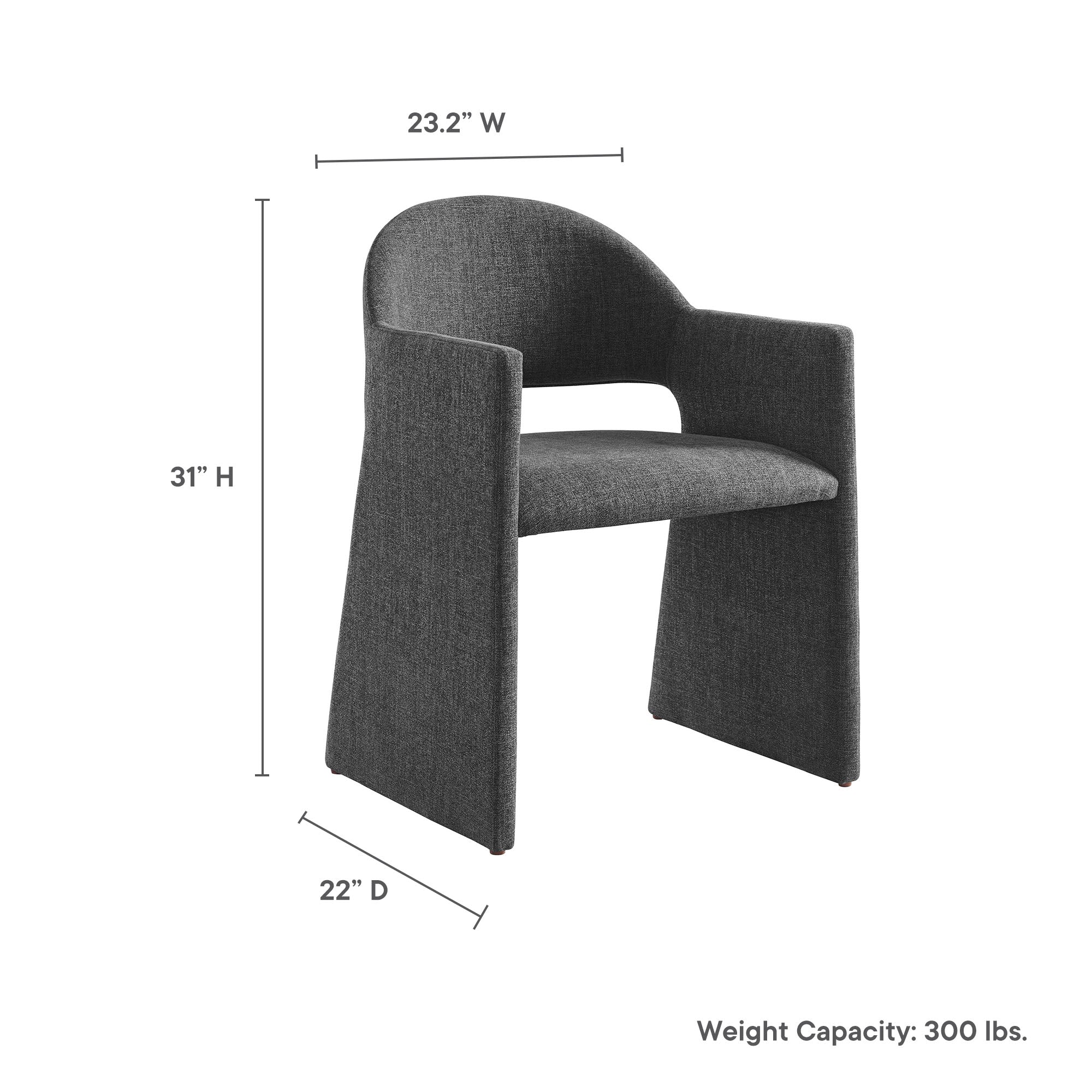Talia Upholstered Fabric Dining Armchair by Modway - Best Buy Furniture
