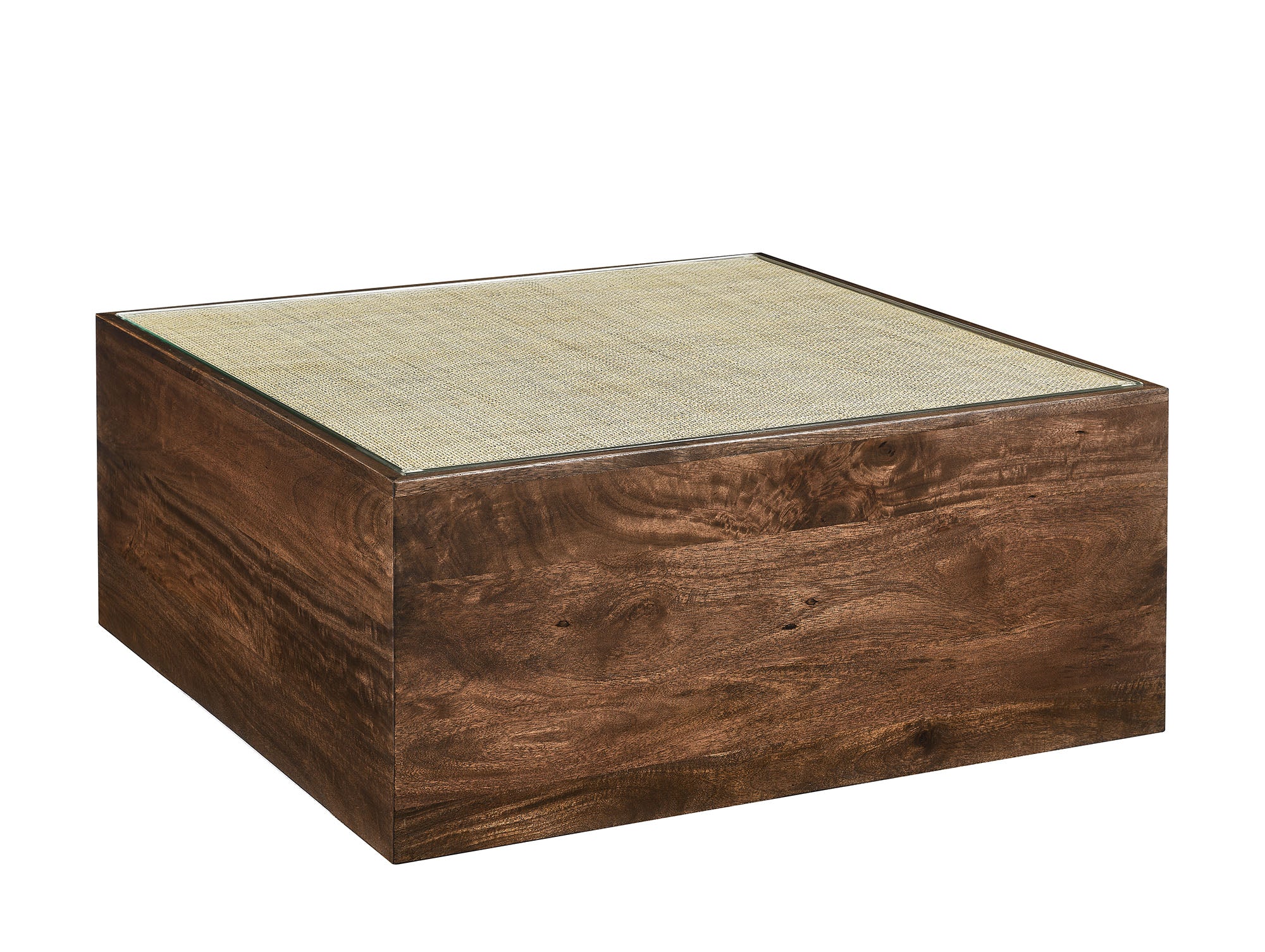 Truett Square Wood Rattan Coffee Table by Modway - Best Buy Furniture