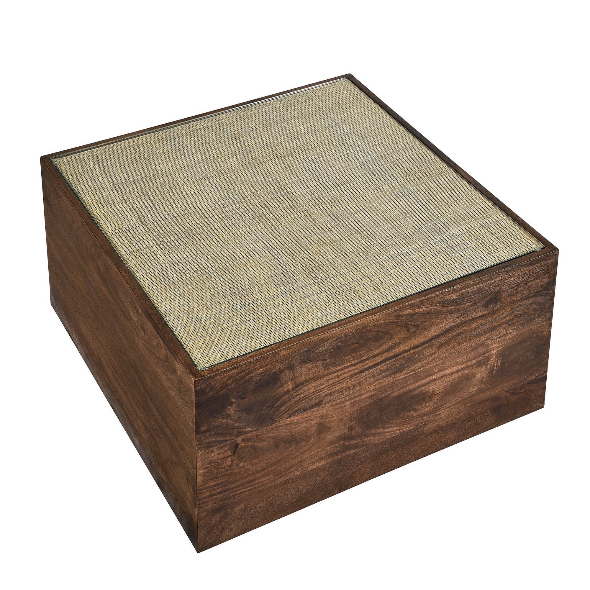 Truett Square Wood Rattan Coffee Table by Modway - Best Buy Furniture
