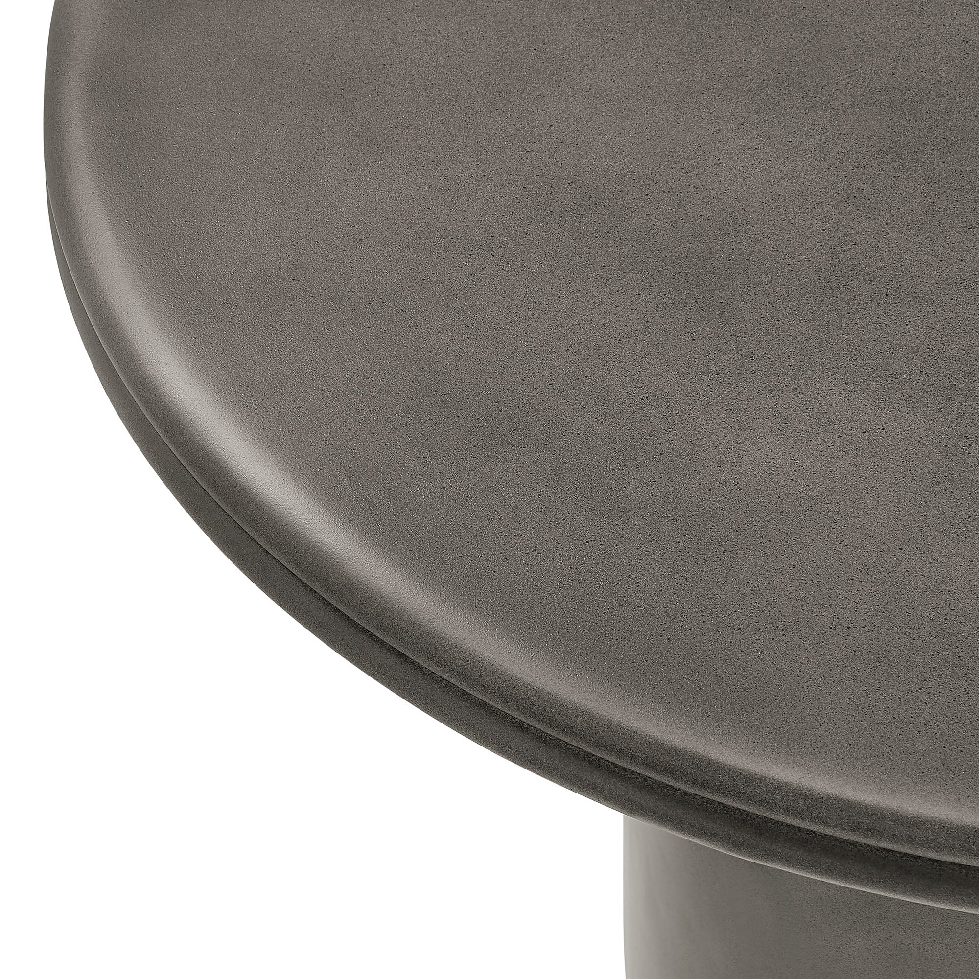 Brion 48" Indoor - Outdoor Patio Concrete Round Dining Table by Modway - Best Buy Furniture