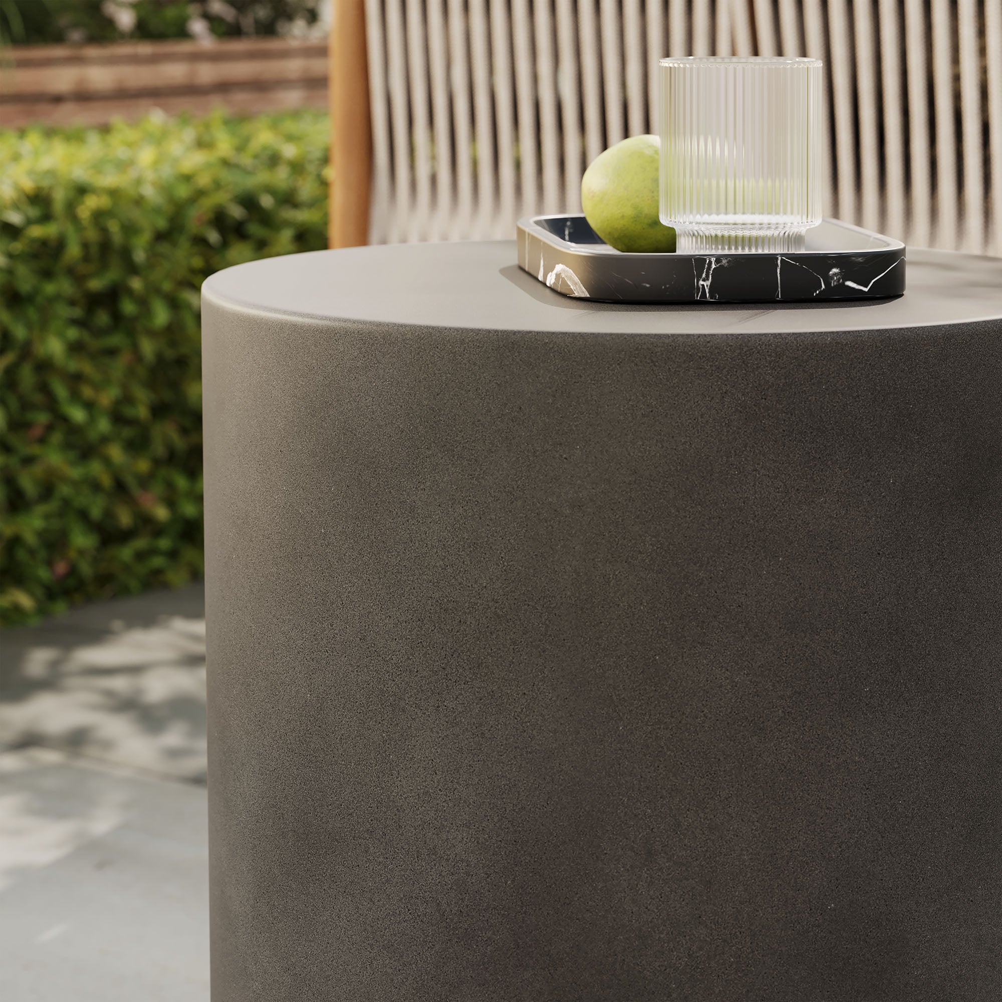 Brion Indoor - Outdoor Patio Concrete Stool by Modway - Best Buy Furniture