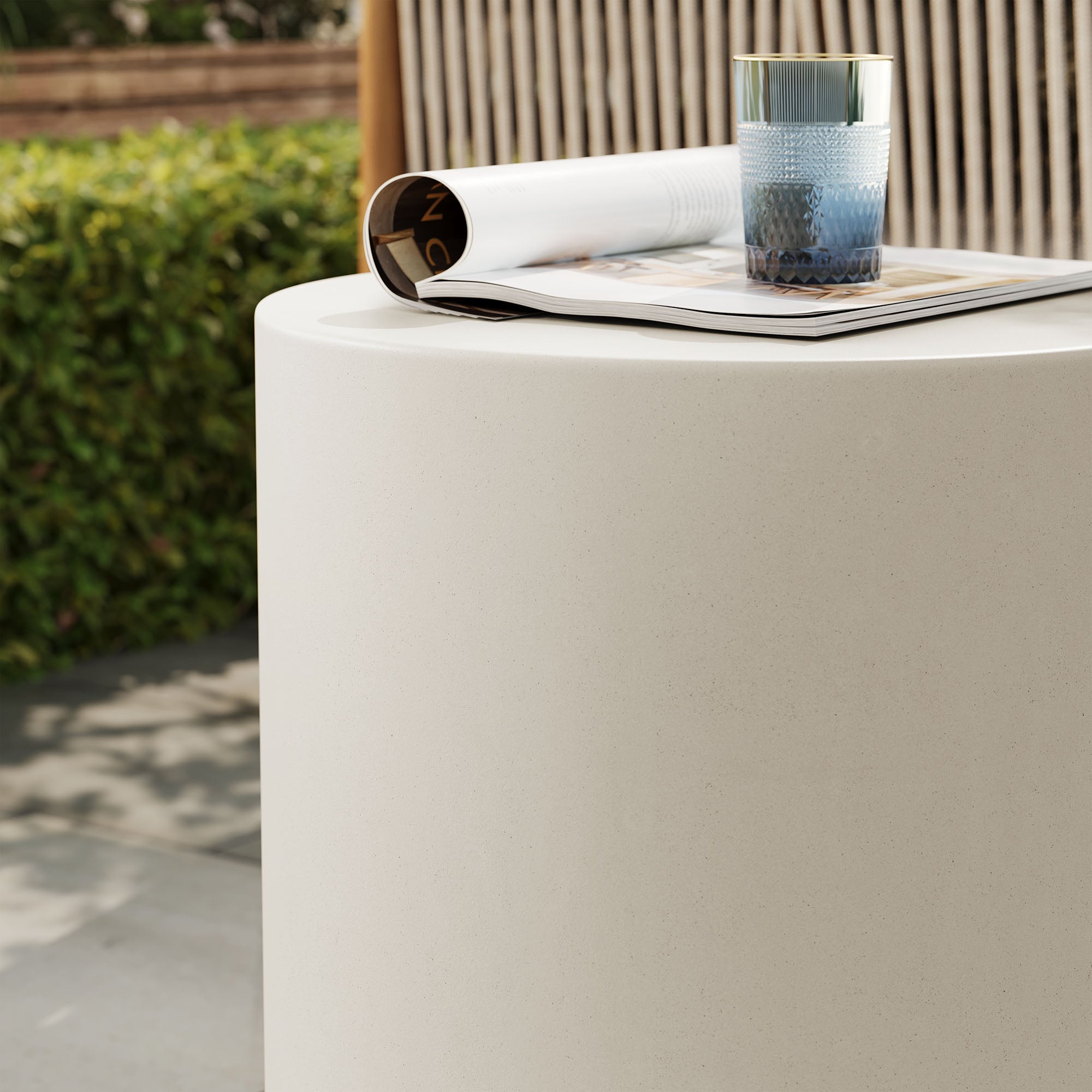 Brion Indoor - Outdoor Patio Concrete Stool by Modway - Best Buy Furniture
