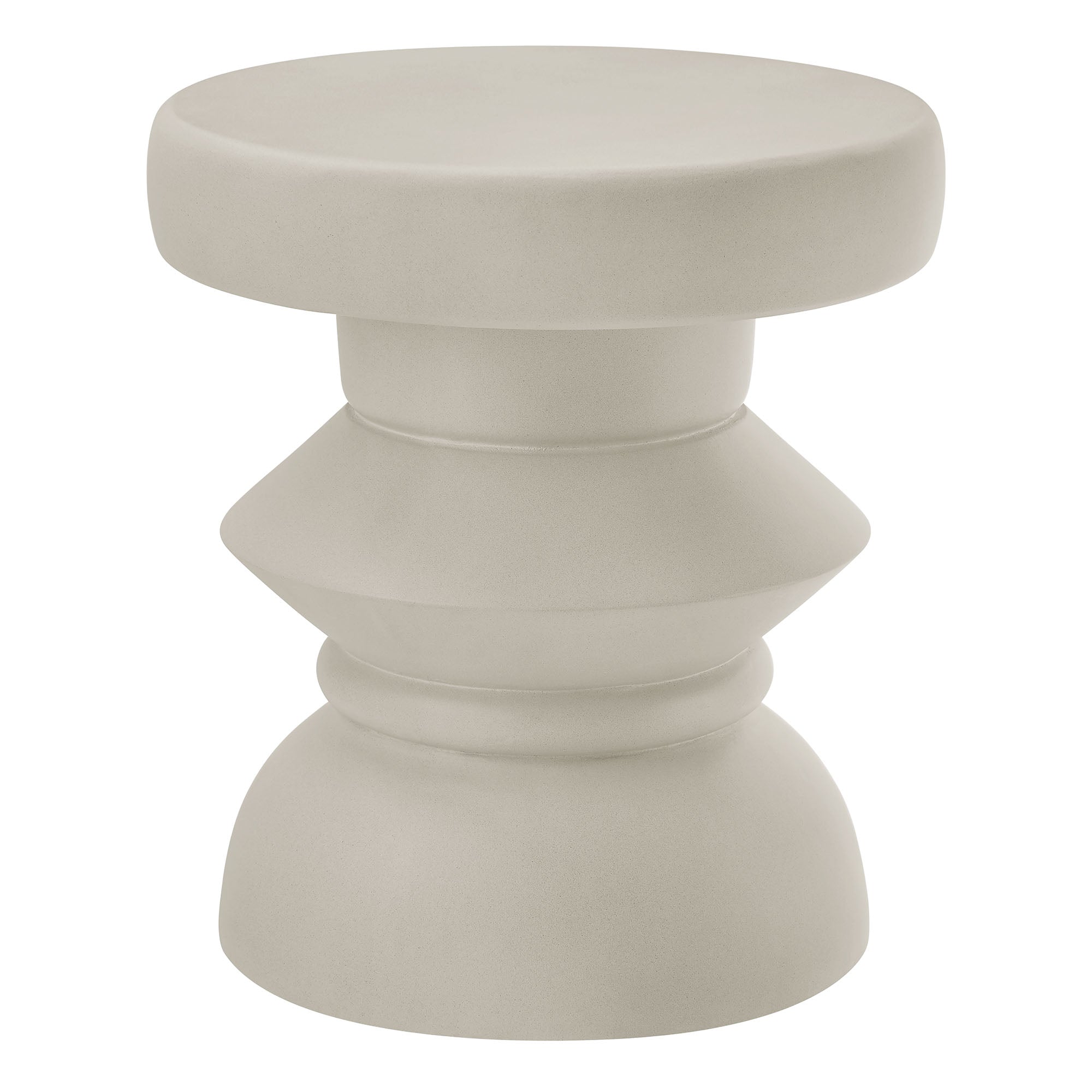 Terza Indoor - Outdoor Patio Concrete Side Table by Modway - Best Buy Furniture