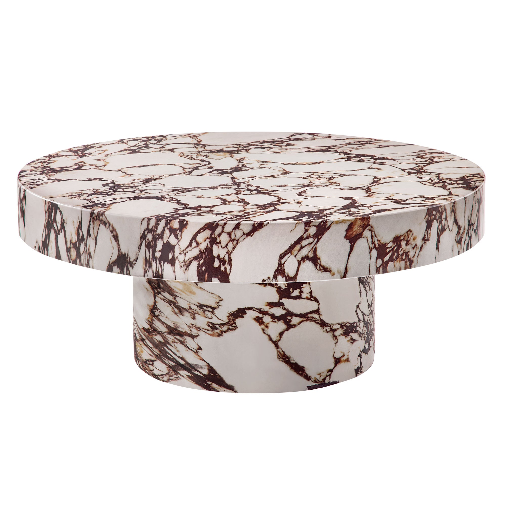Alora Indoor - Outdoor Patio Concrete Round Coffee Table by Modway - Best Buy Furniture