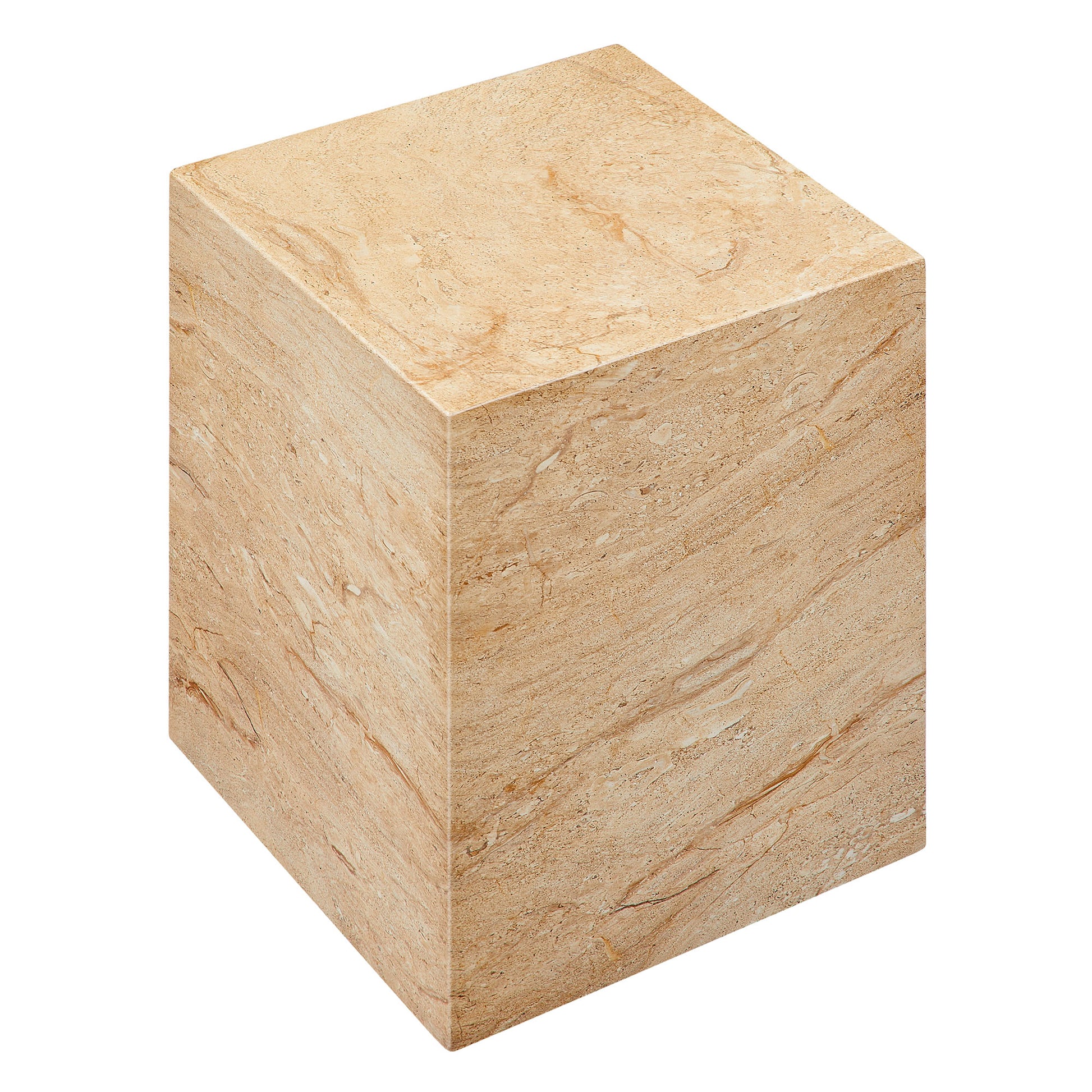 Jordana Square Plinth Indoor - Outdoor Patio Concrete Side Table by Modway - Best Buy Furniture