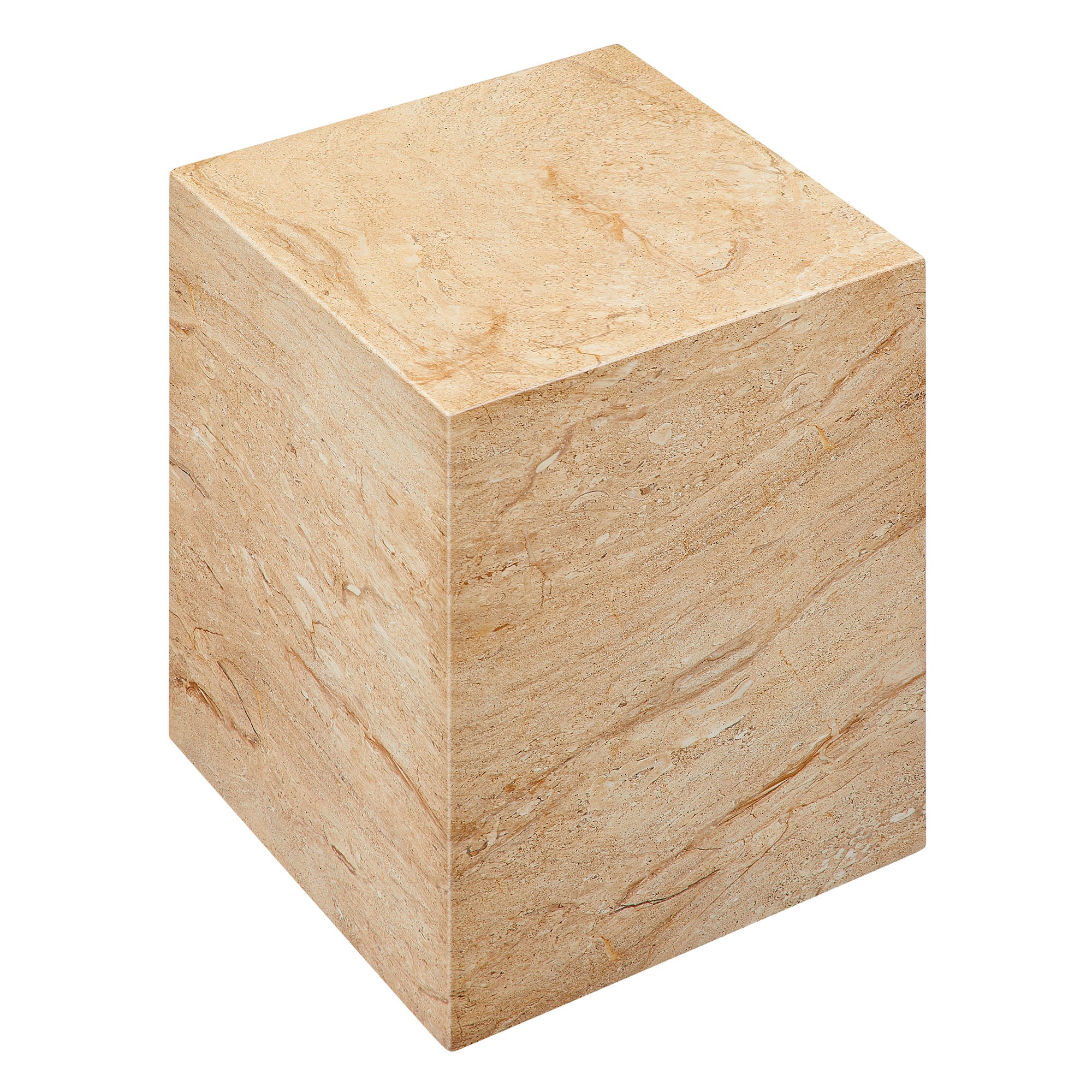 Jordana Square Plinth Indoor - Outdoor Patio Concrete Side Table by Modway - Best Buy Furniture