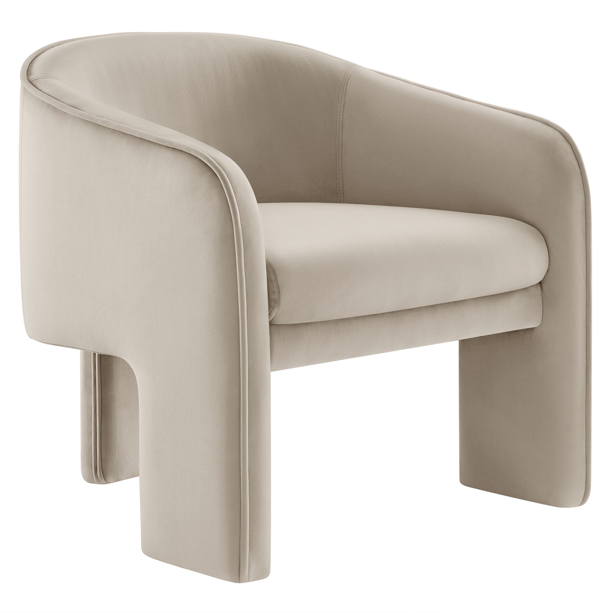 Greer Performance Velvet Upholstered Accent Armchair by Modway - Best Buy Furniture