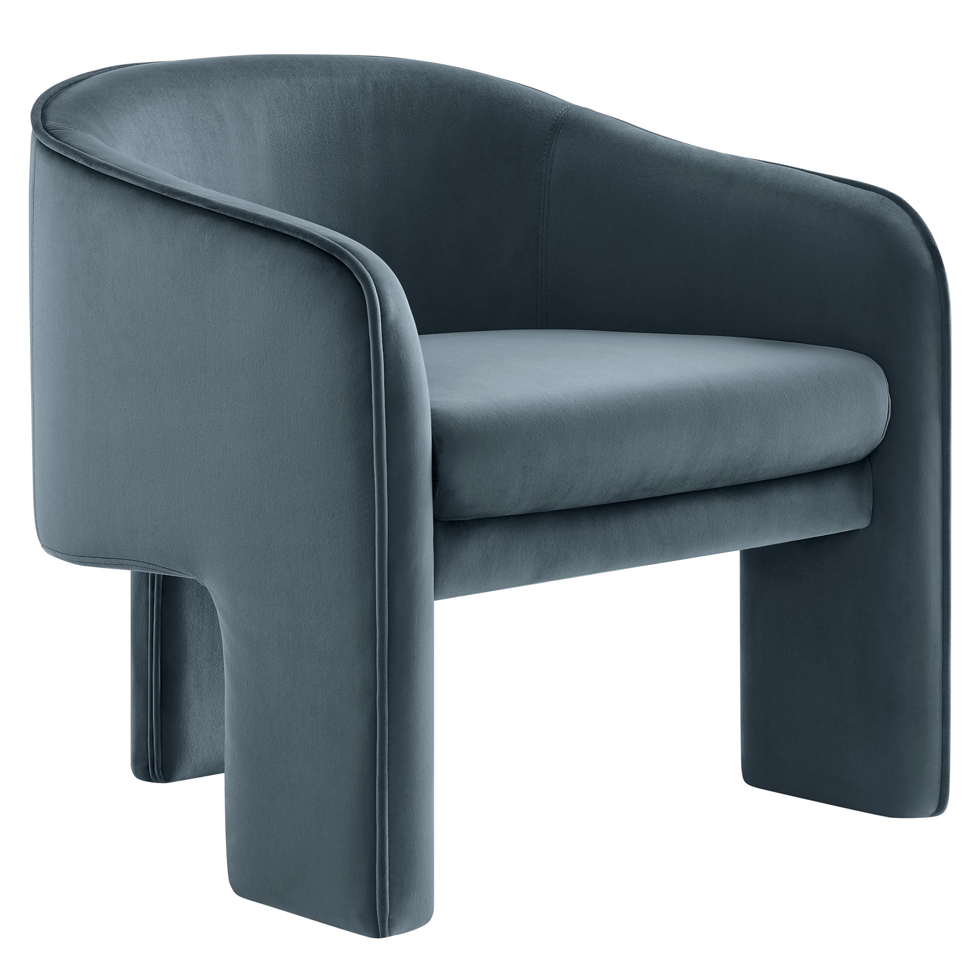 Greer Performance Velvet Upholstered Accent Armchair by Modway - Best Buy Furniture