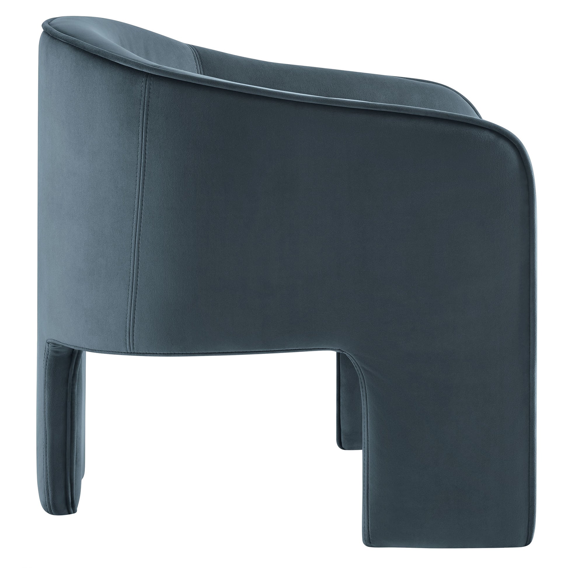Greer Performance Velvet Upholstered Accent Armchair by Modway - Best Buy Furniture