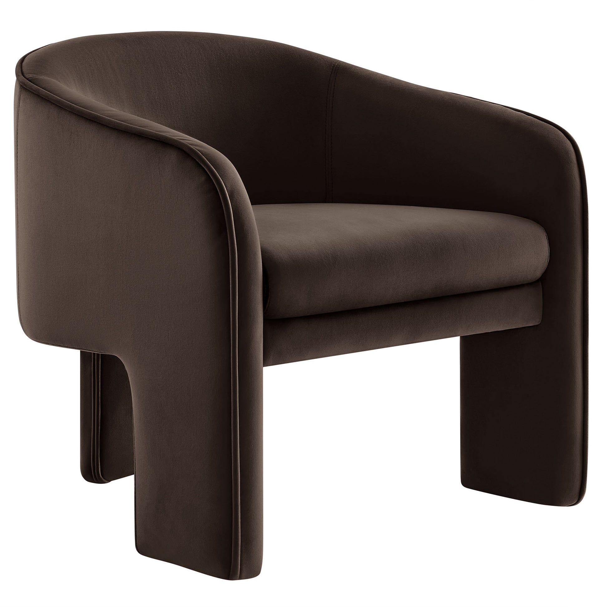 Greer Performance Velvet Upholstered Accent Armchair by Modway - Best Buy Furniture