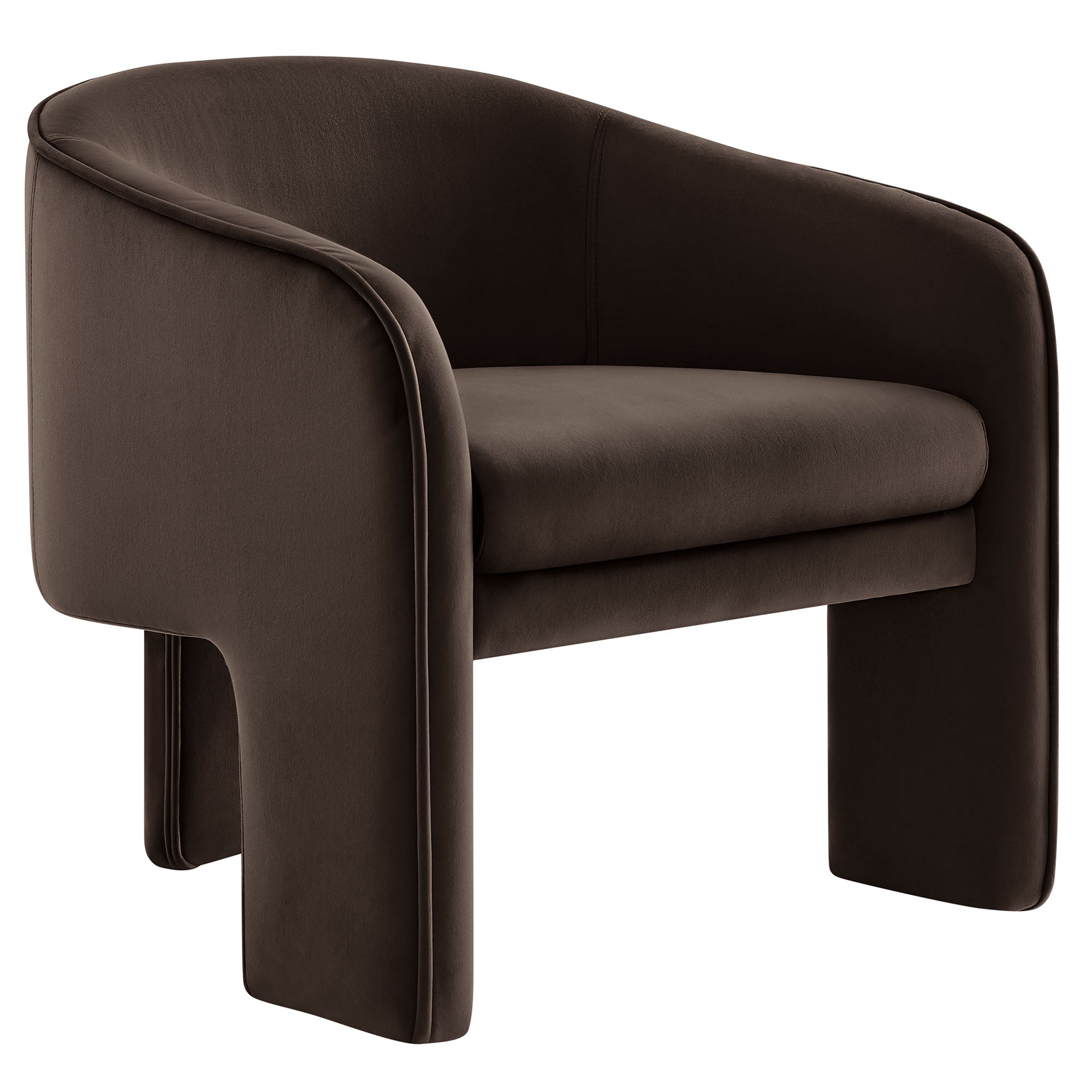 Greer Performance Velvet Upholstered Accent Armchair by Modway - Best Buy Furniture