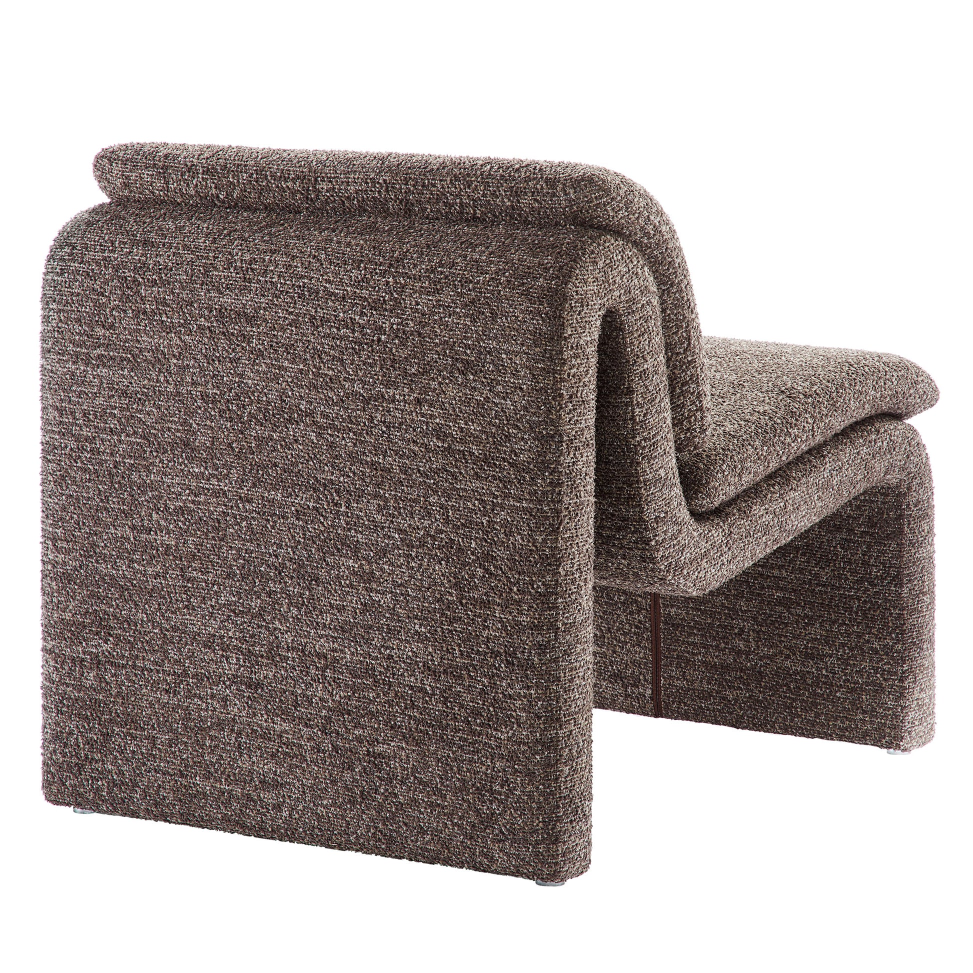 Dune Boucle Upholstered Armless Accent Chair by Modway - Best Buy Furniture