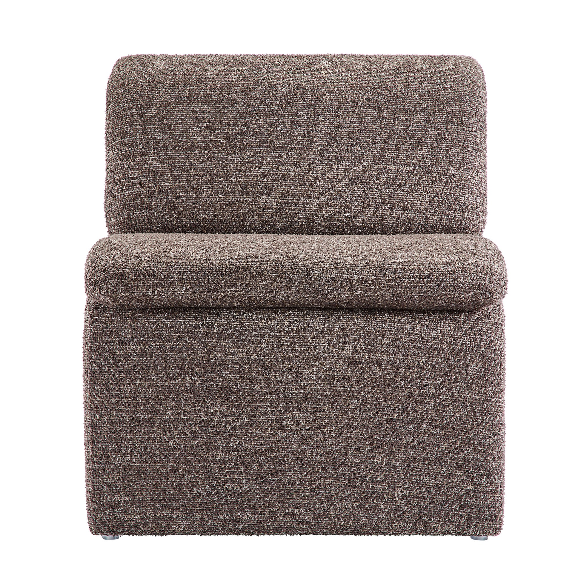 Dune Boucle Upholstered Armless Accent Chair by Modway - Best Buy Furniture