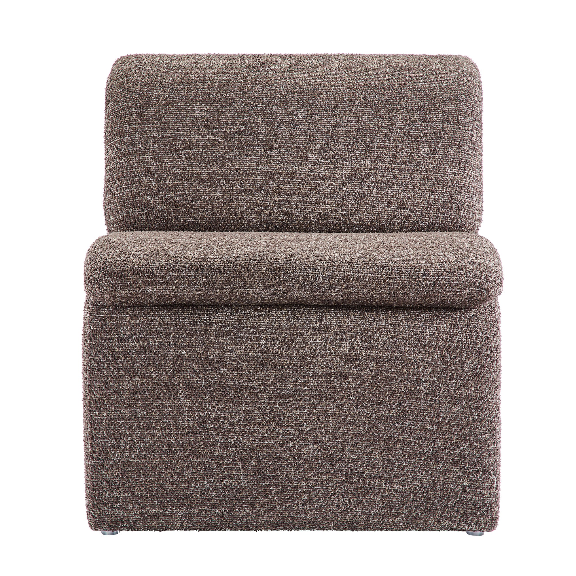 Dune Boucle Upholstered Armless Accent Chair by Modway - Best Buy Furniture