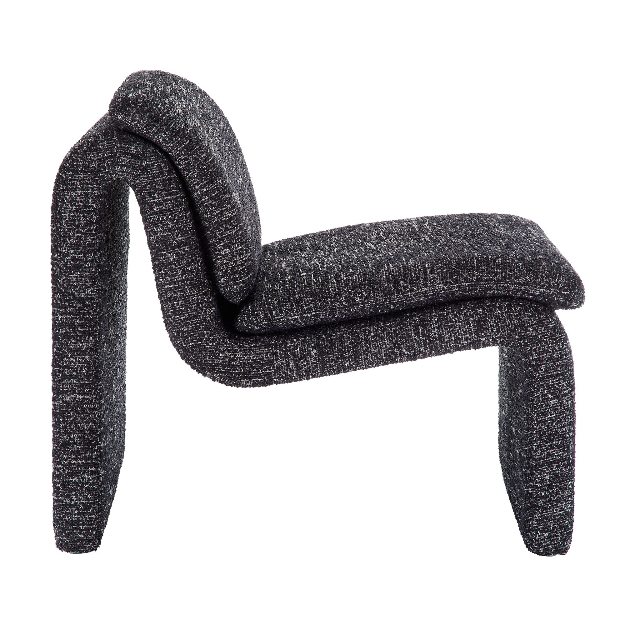 Dune Boucle Upholstered Armless Accent Chair by Modway - Best Buy Furniture