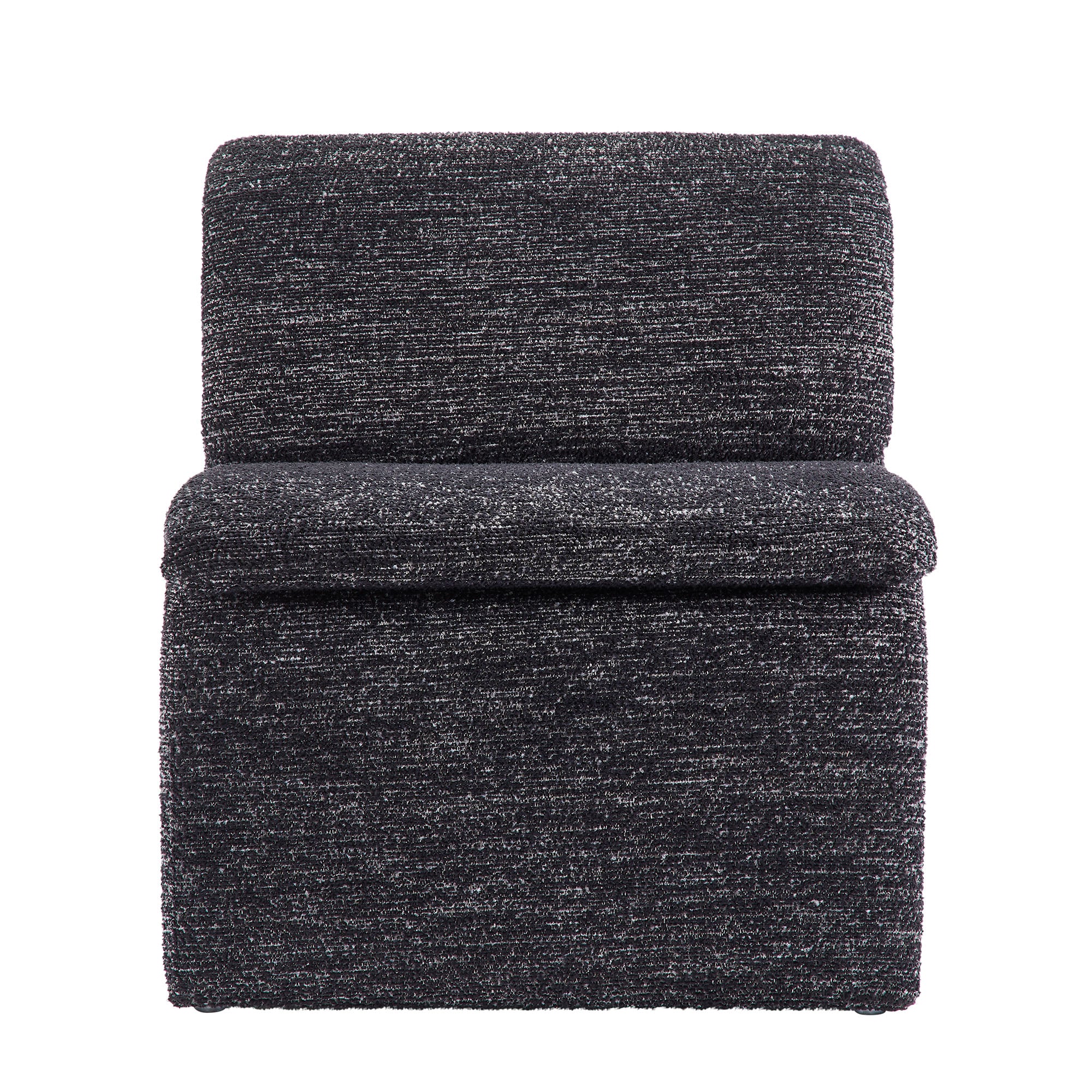 Dune Boucle Upholstered Armless Accent Chair by Modway - Best Buy Furniture