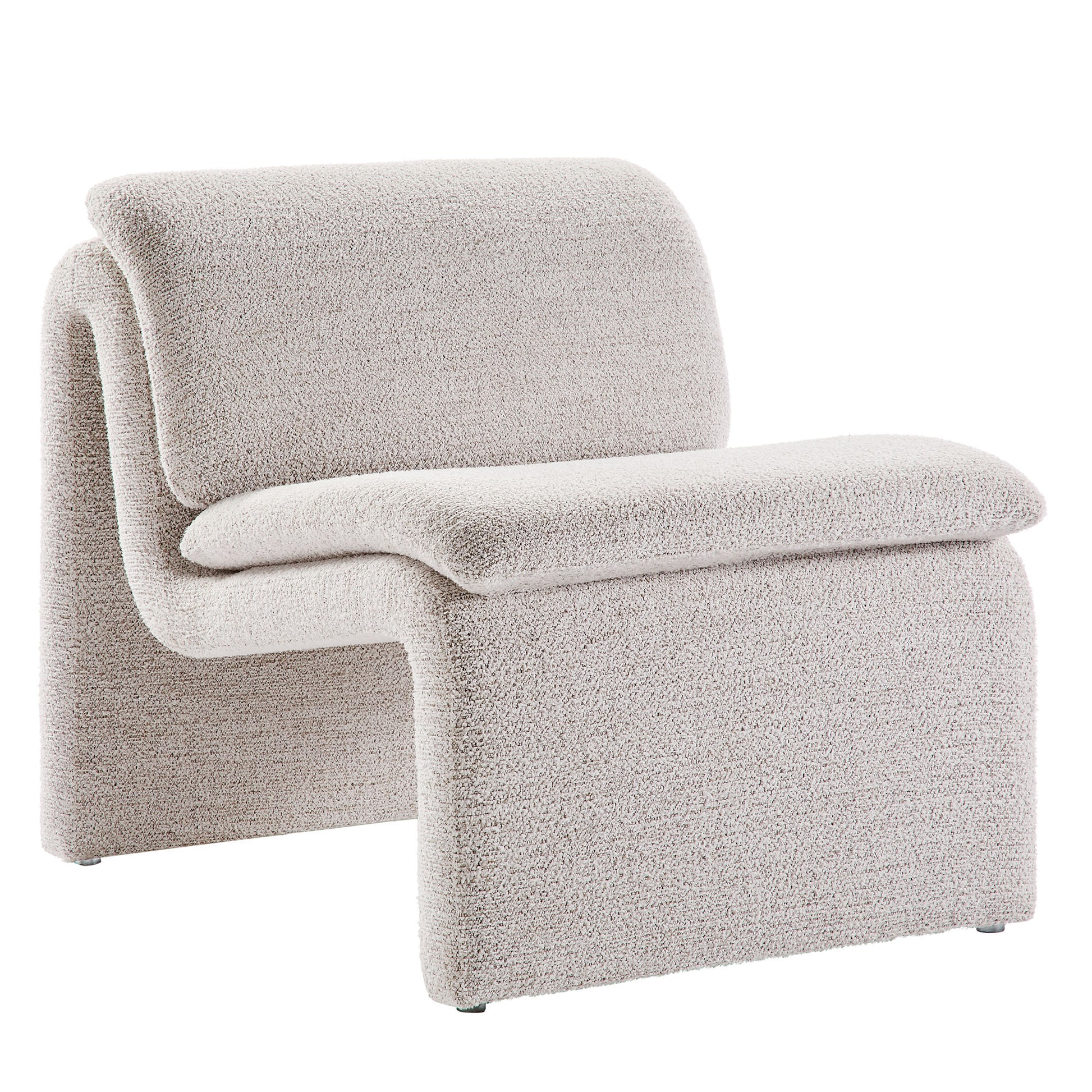Dune Boucle Upholstered Armless Accent Chair by Modway - Best Buy Furniture