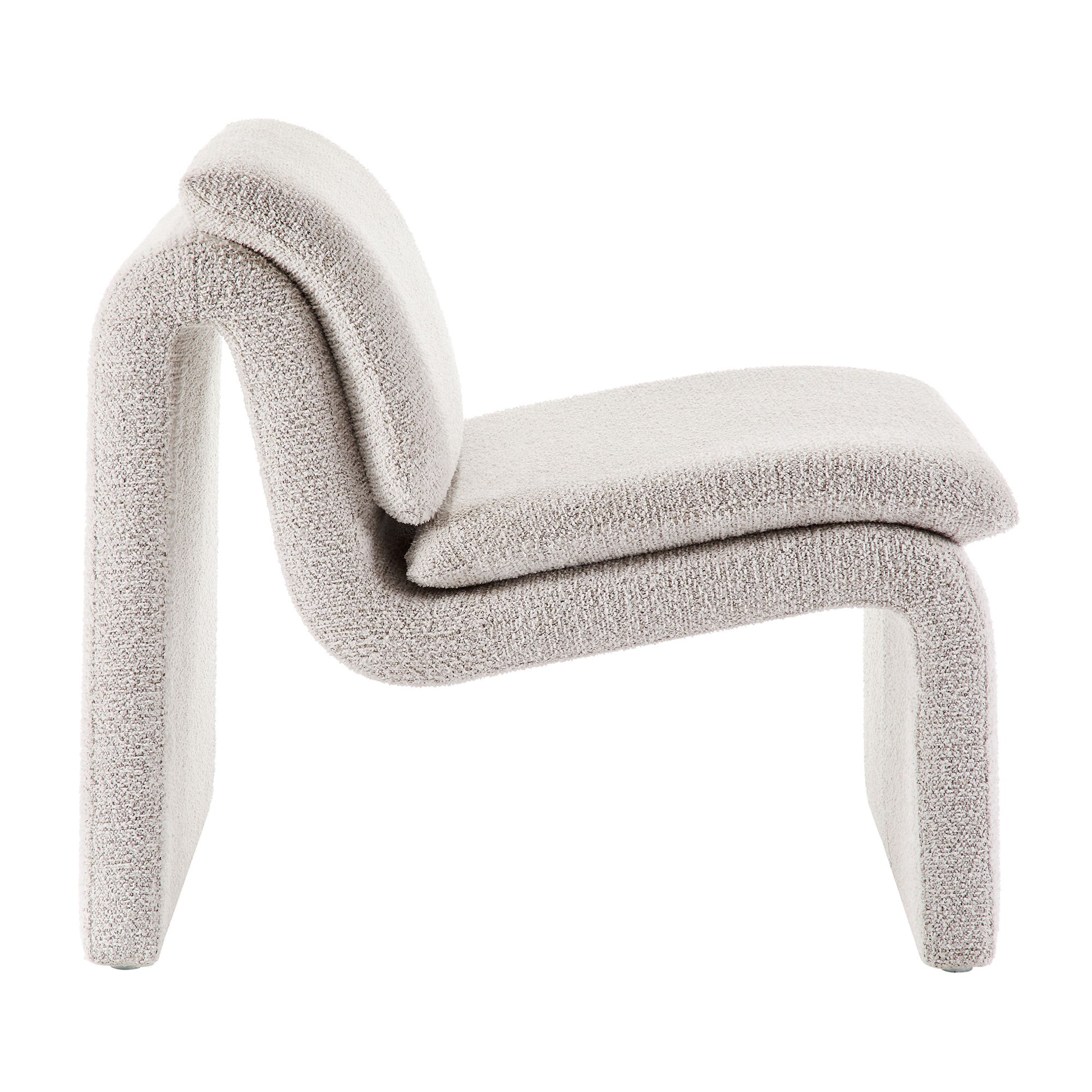 Dune Boucle Upholstered Armless Accent Chair by Modway - Best Buy Furniture