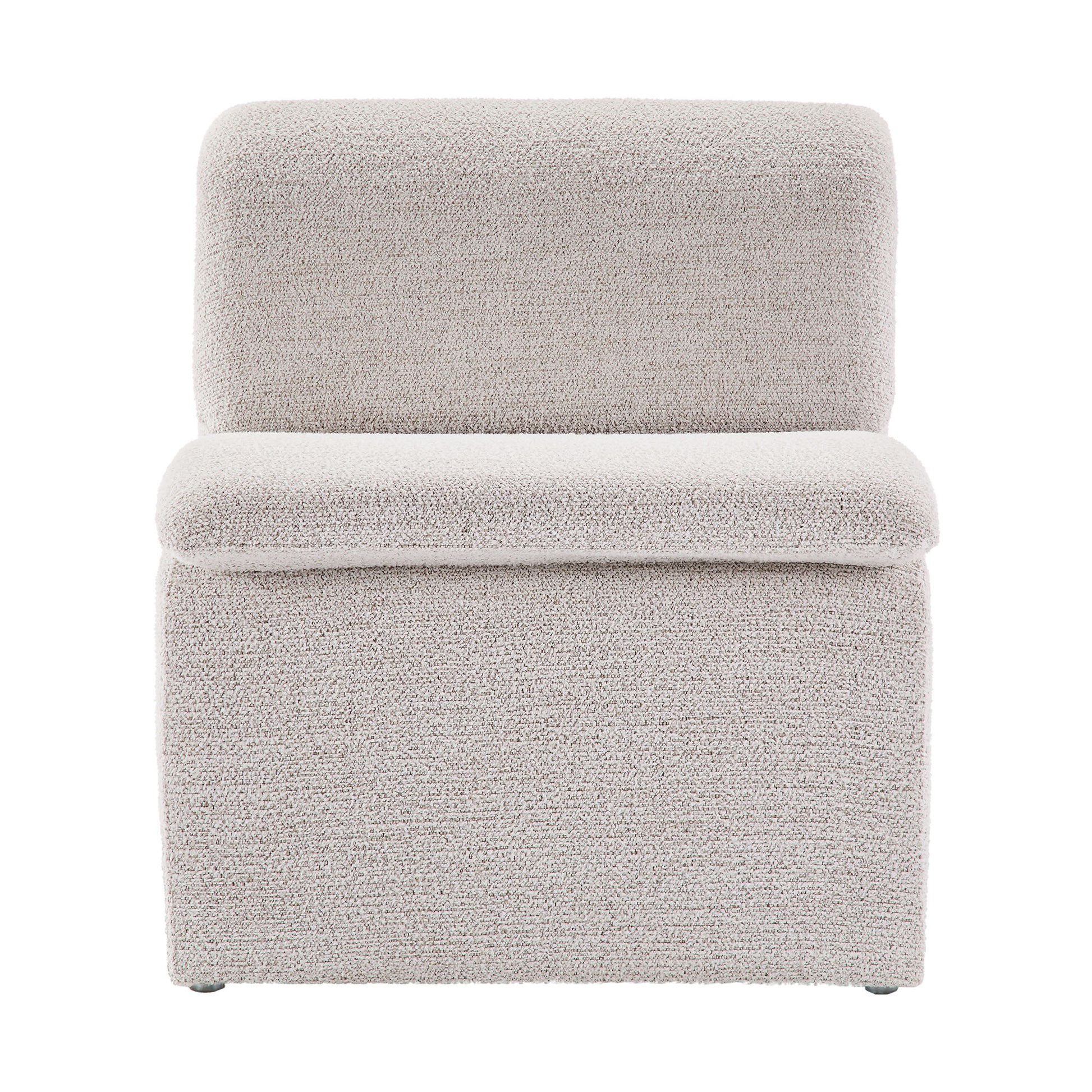 Dune Boucle Upholstered Armless Accent Chair by Modway - Best Buy Furniture